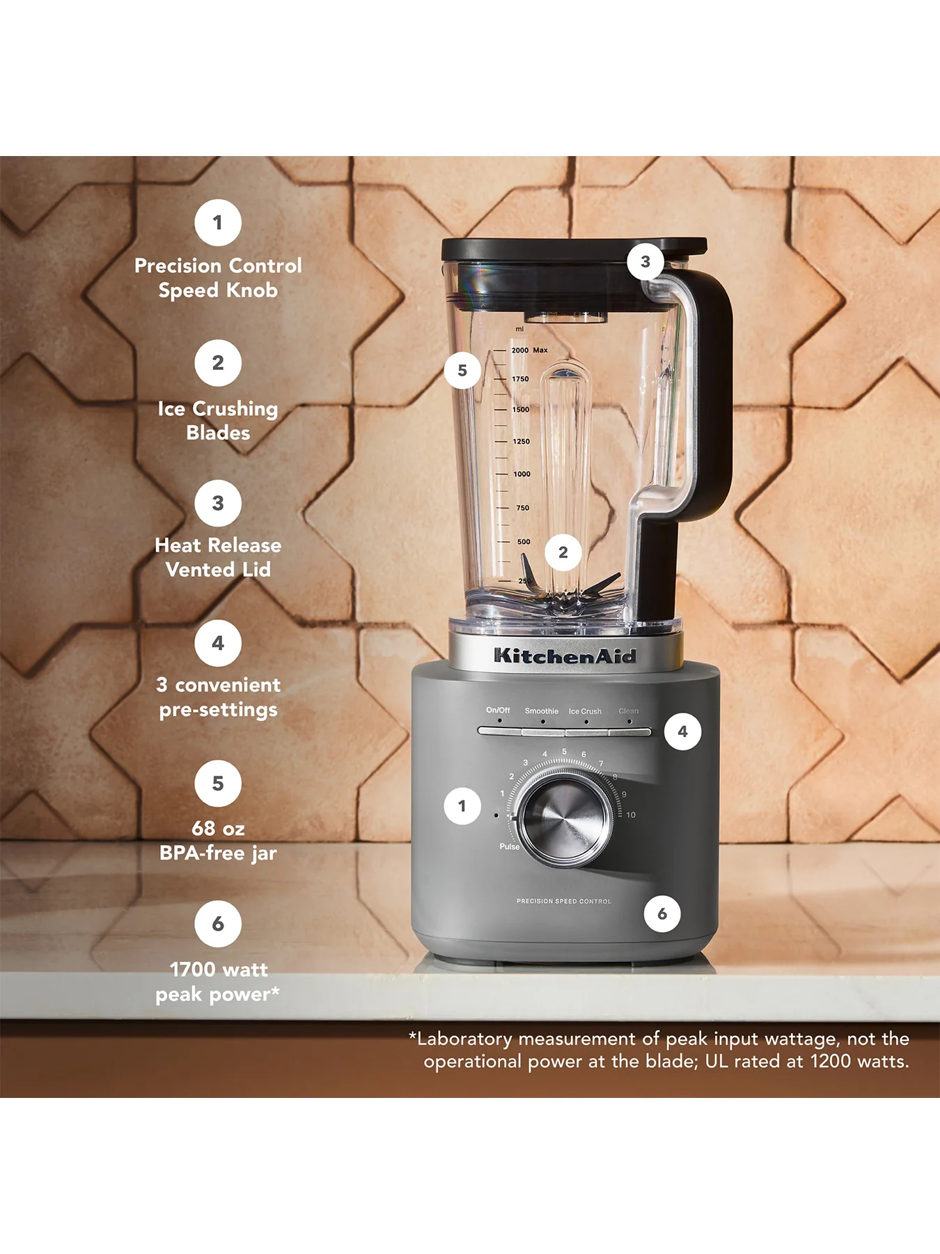 Pure Power Blender K200 Grey - Image 2