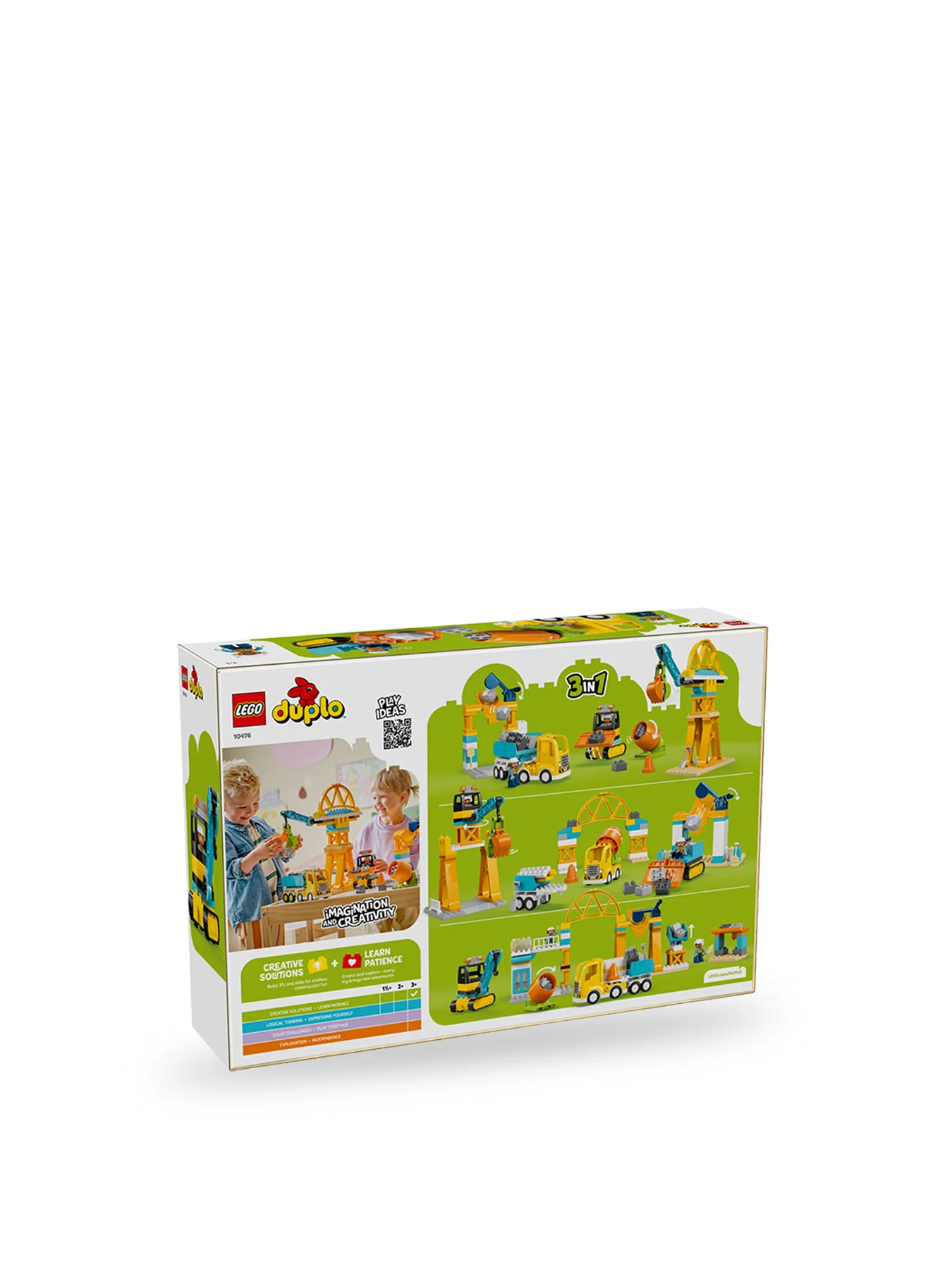 Creator 3-in-1 Construction Site and Vehicles Set 10476