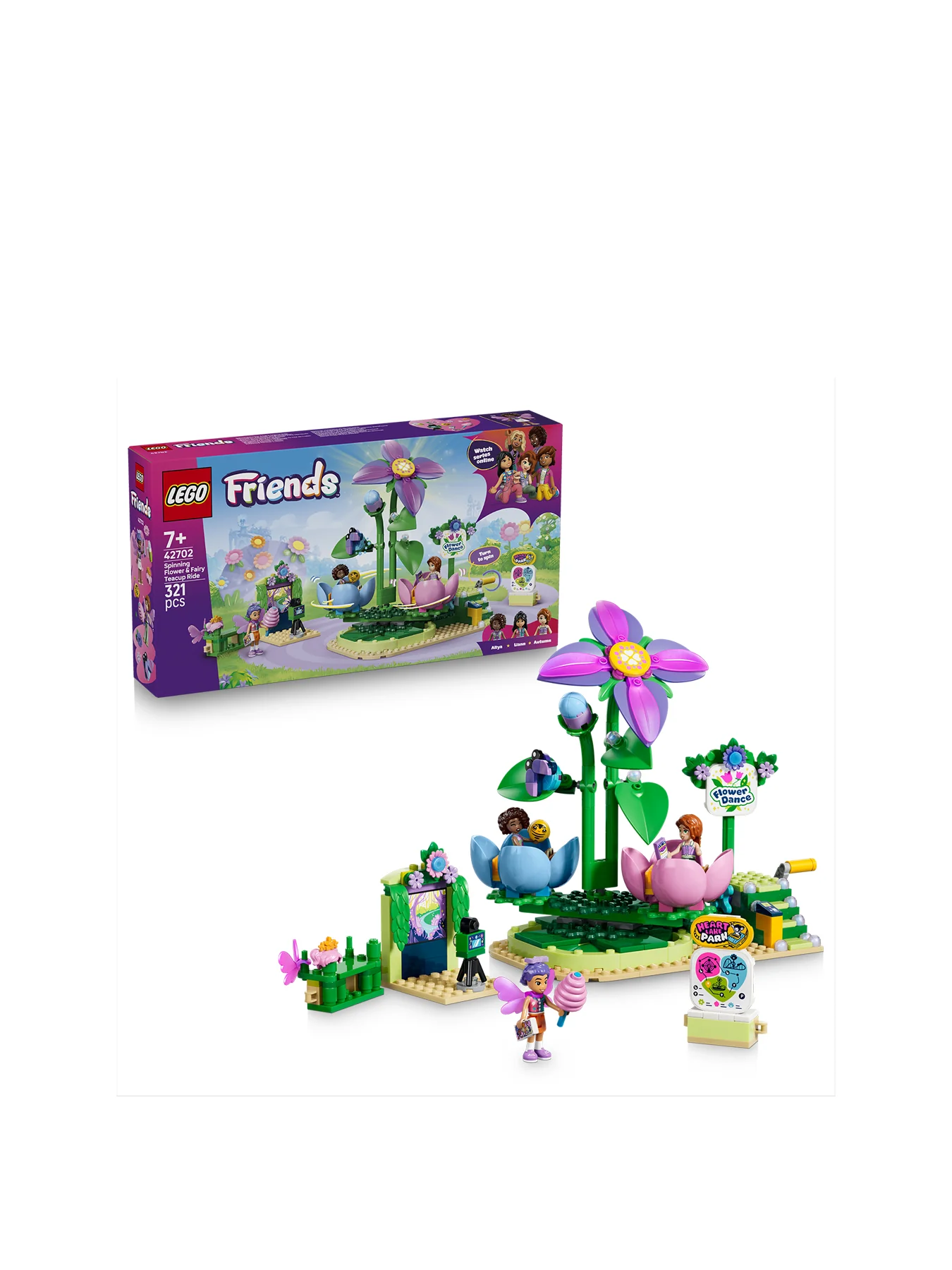 Spinning Flower & Fairy Teacup Ride 42702 - Image 2