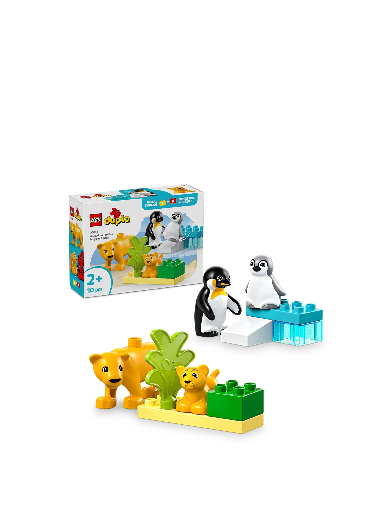 Wild Animal Families Penguins And Lions Construction Set 10442 - Image 2
