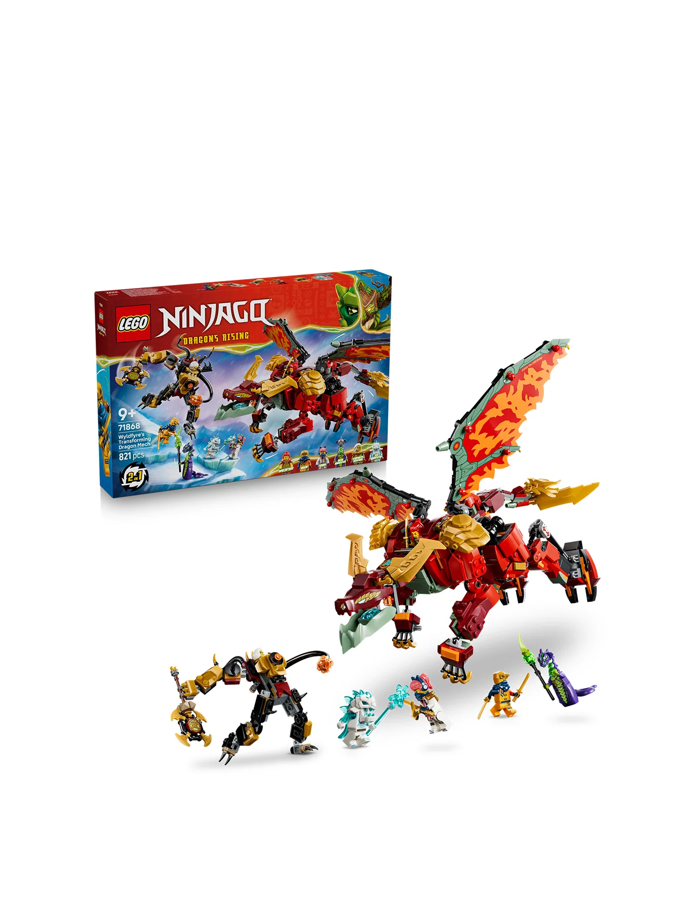 Wyldfyre's Transforming Dragon Mech 71868 - Image 2