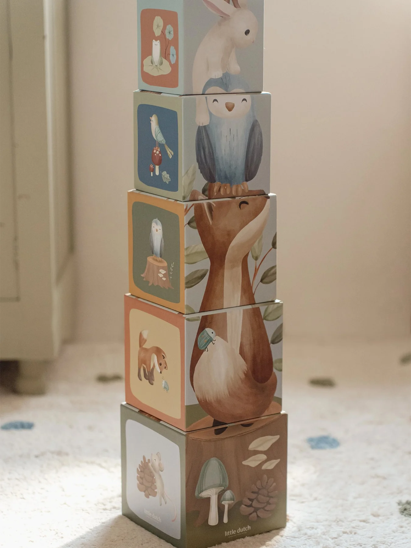 Forest Friends Building Blocks Blue - Image 3