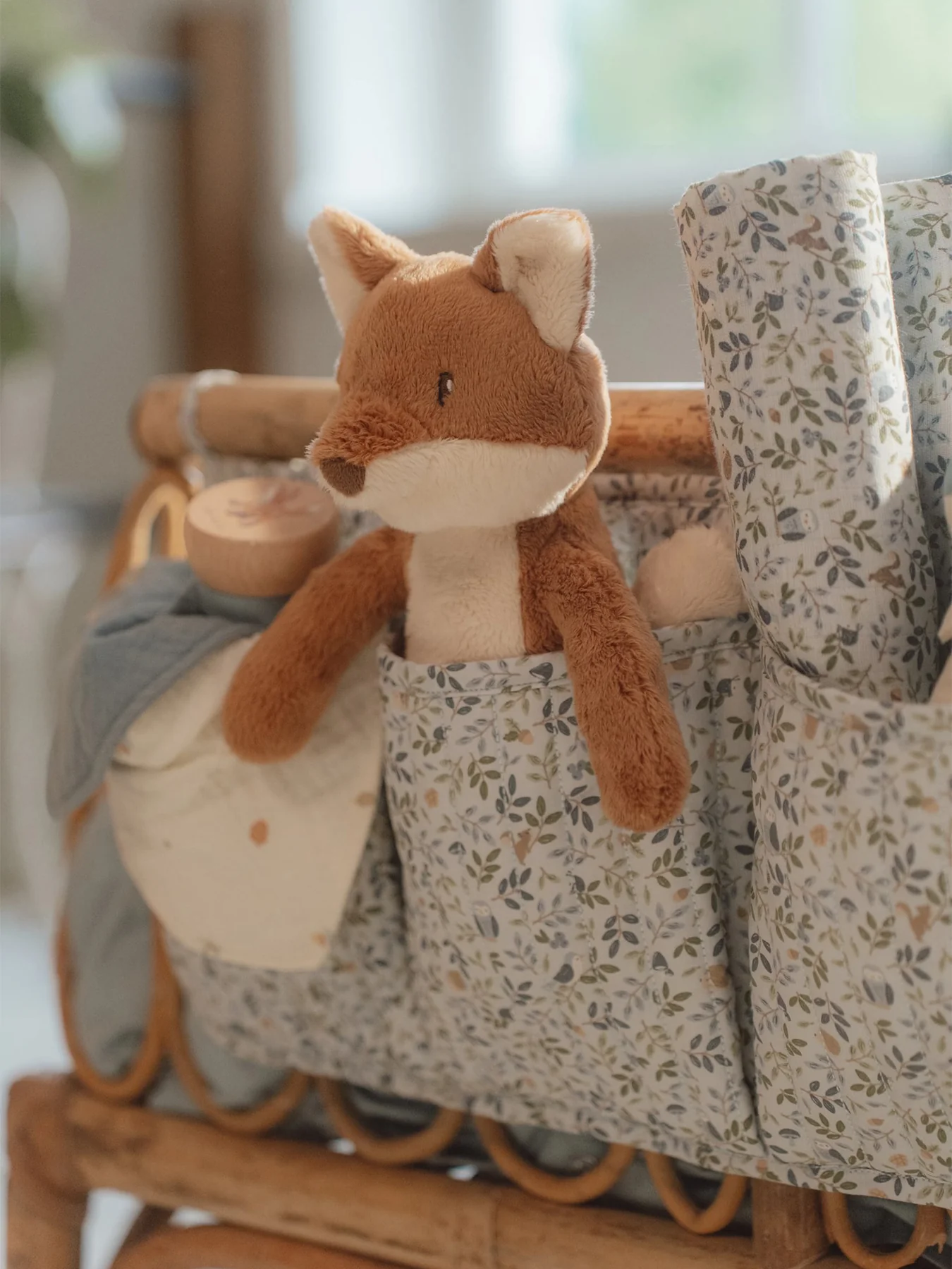 Fox Long Legs Soft Toy Blue - Image 2
