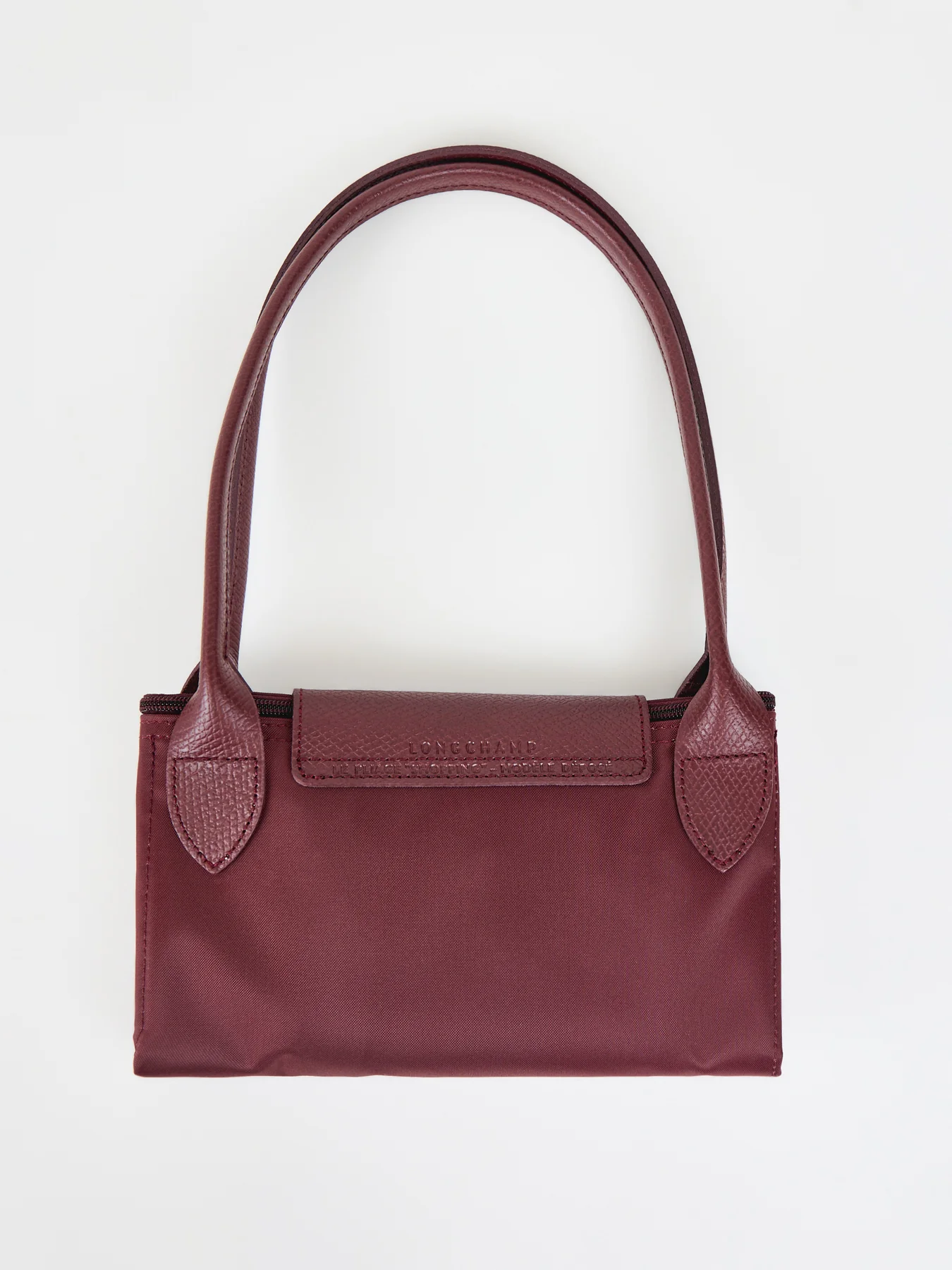Le Pliage One Large Tote Bag Burgundy - Image 4