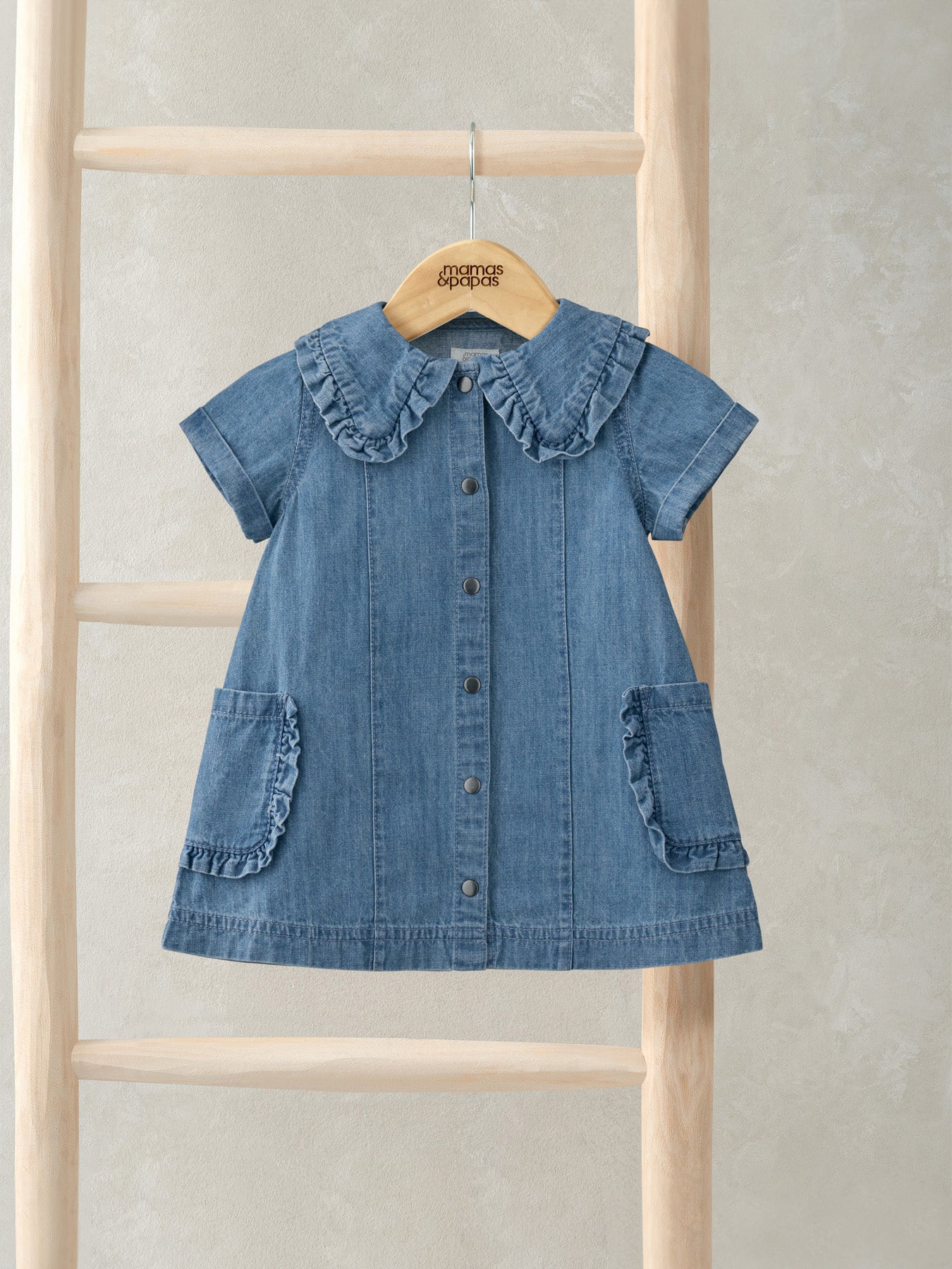 DENIM SHIRT DRESS - Image 2