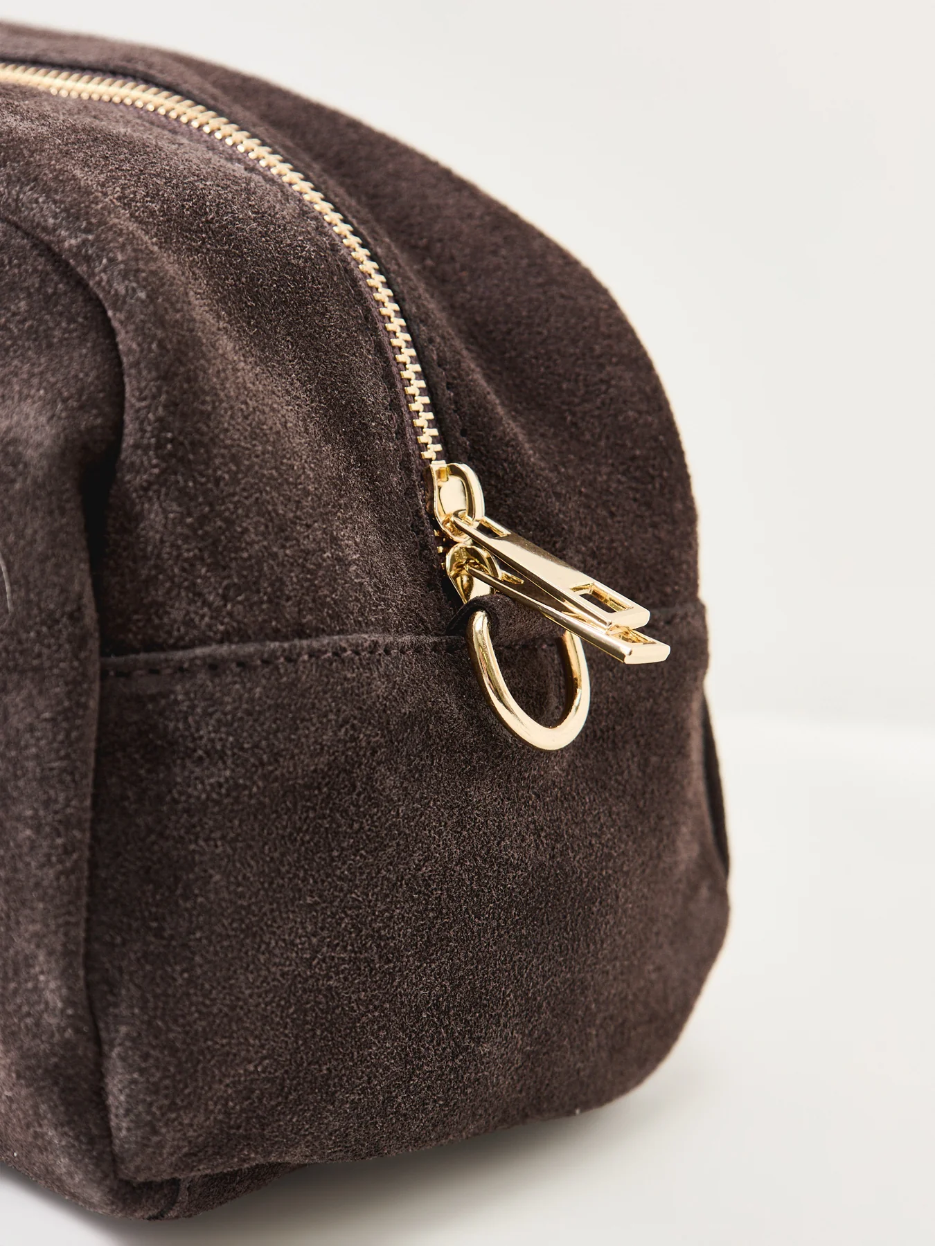 Manny Suede Tote Bag Brown - Image 5