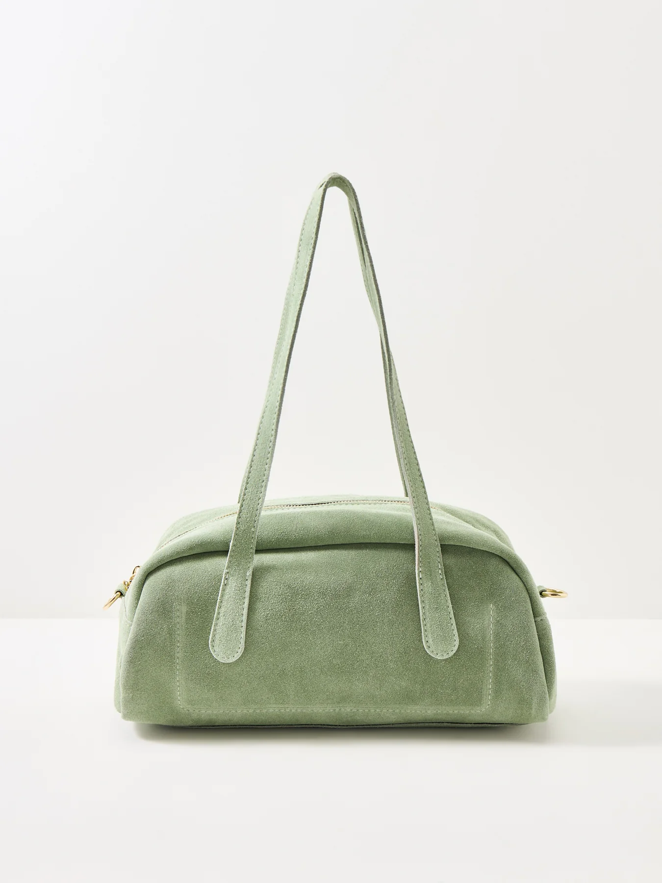 Manny Suede Tote Bag Green - Image 3