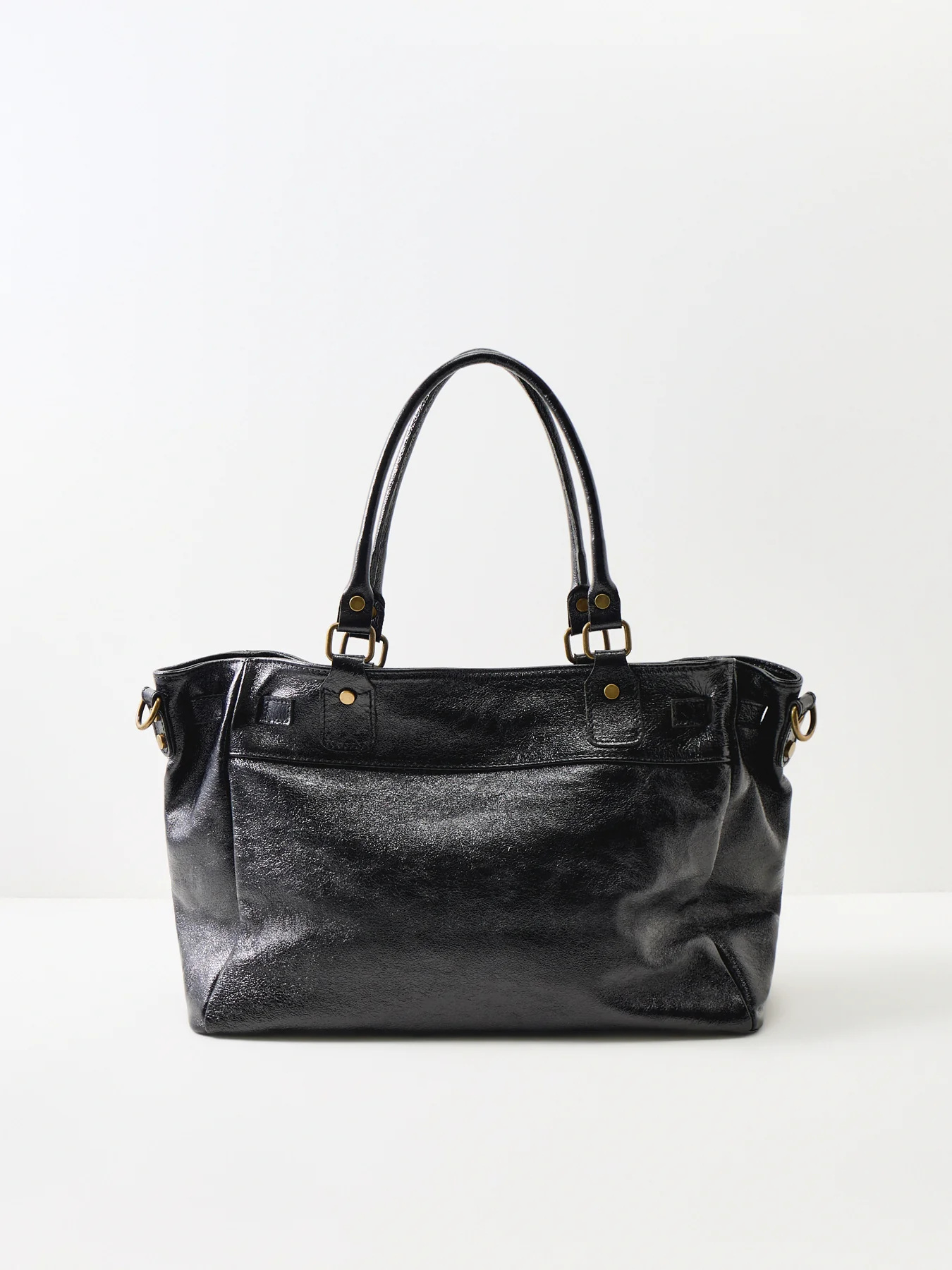 Cecine Laminato Tote Bag Black - Image 3