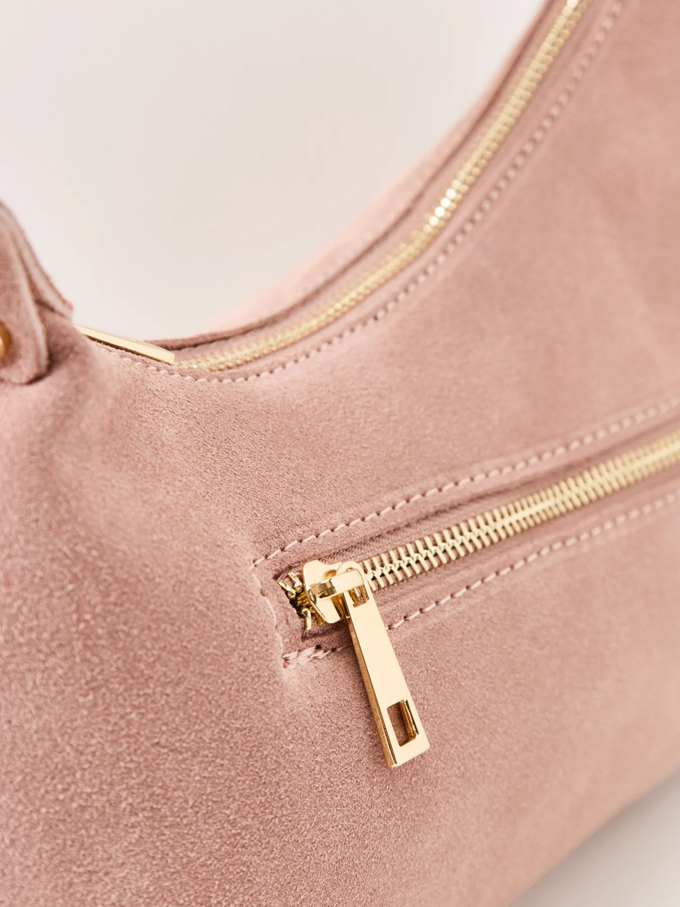 Marley Braid Suede Shoulder Bag Pink - Image 5