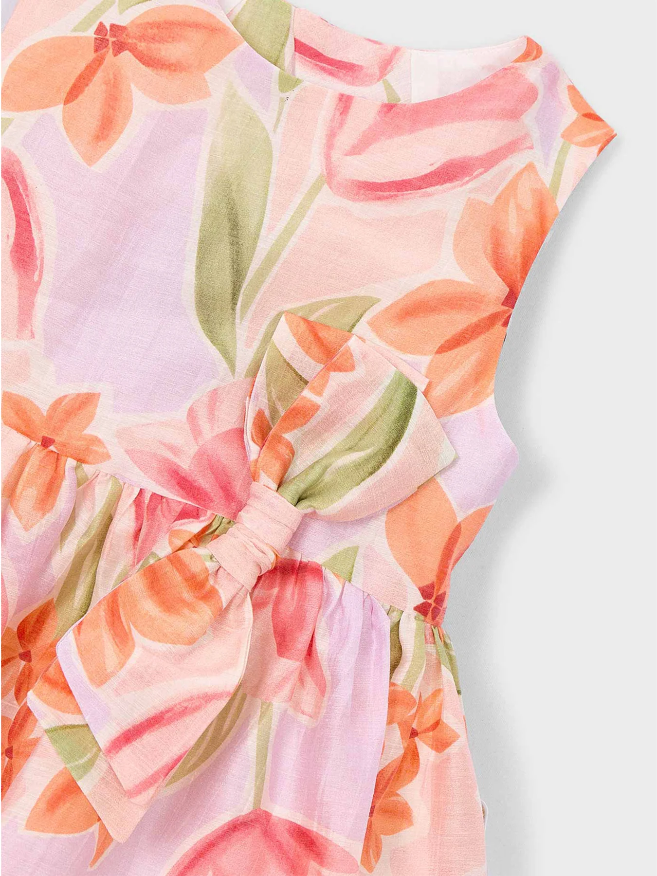 Kids’ Floral Print Dress Multi - Image 2