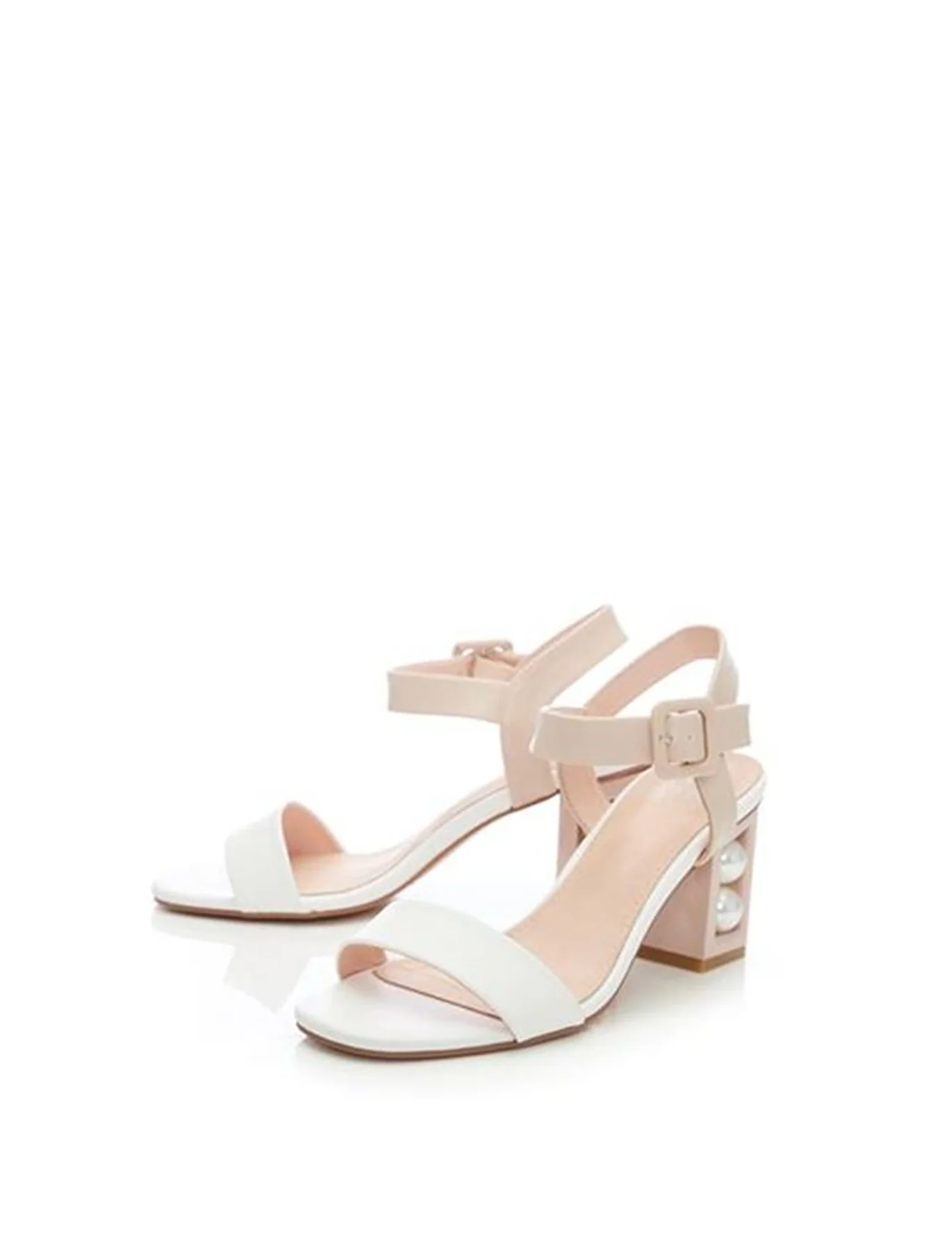 Sandy Pearl Heeled Sandals - Image 2