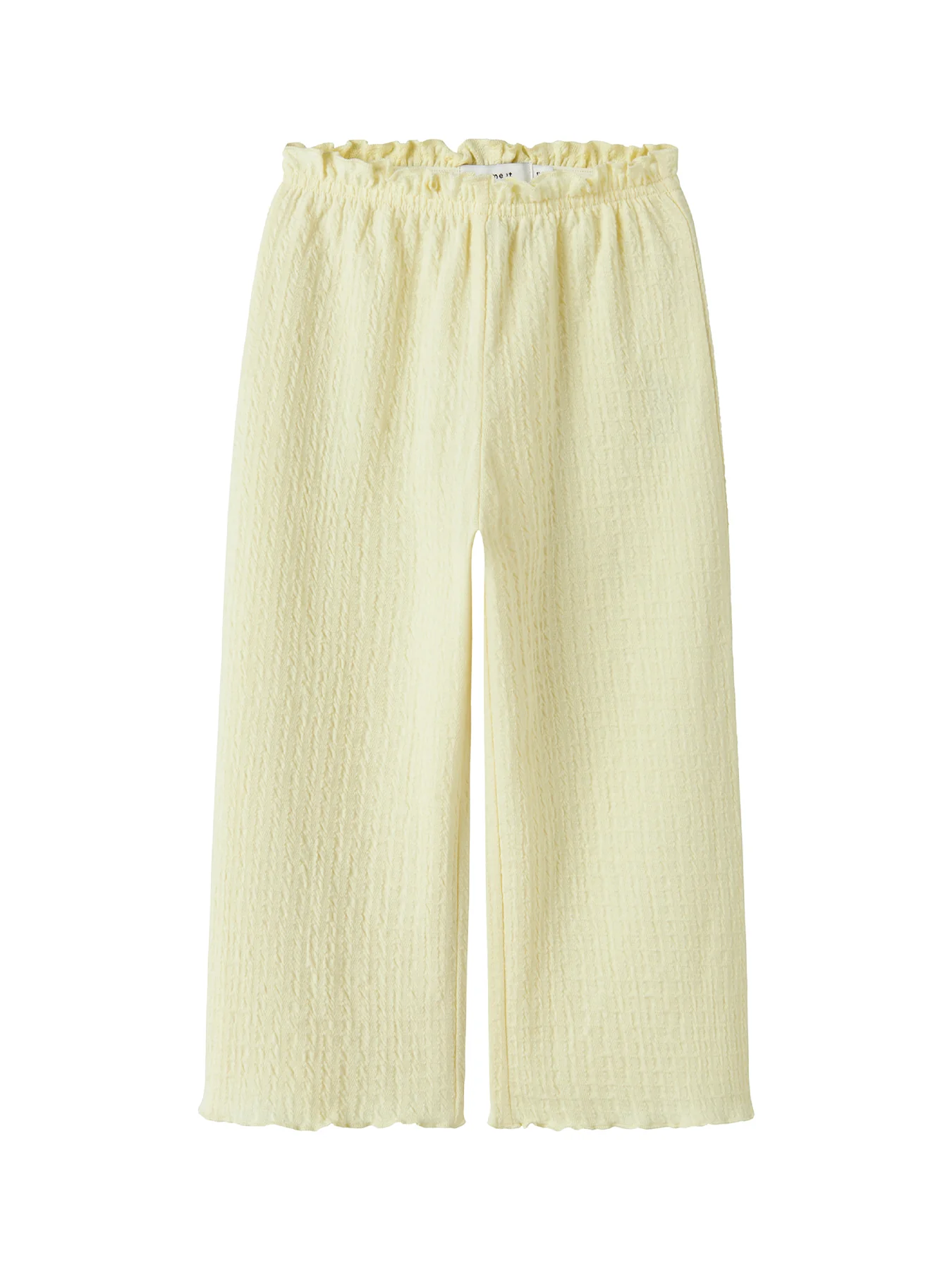 Kids’ Wide Leg Trousers Yellow