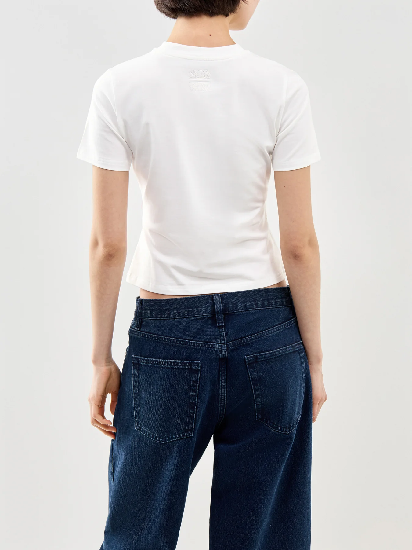 Blurred Floral Slim Graphic T-Shirt - Image 5