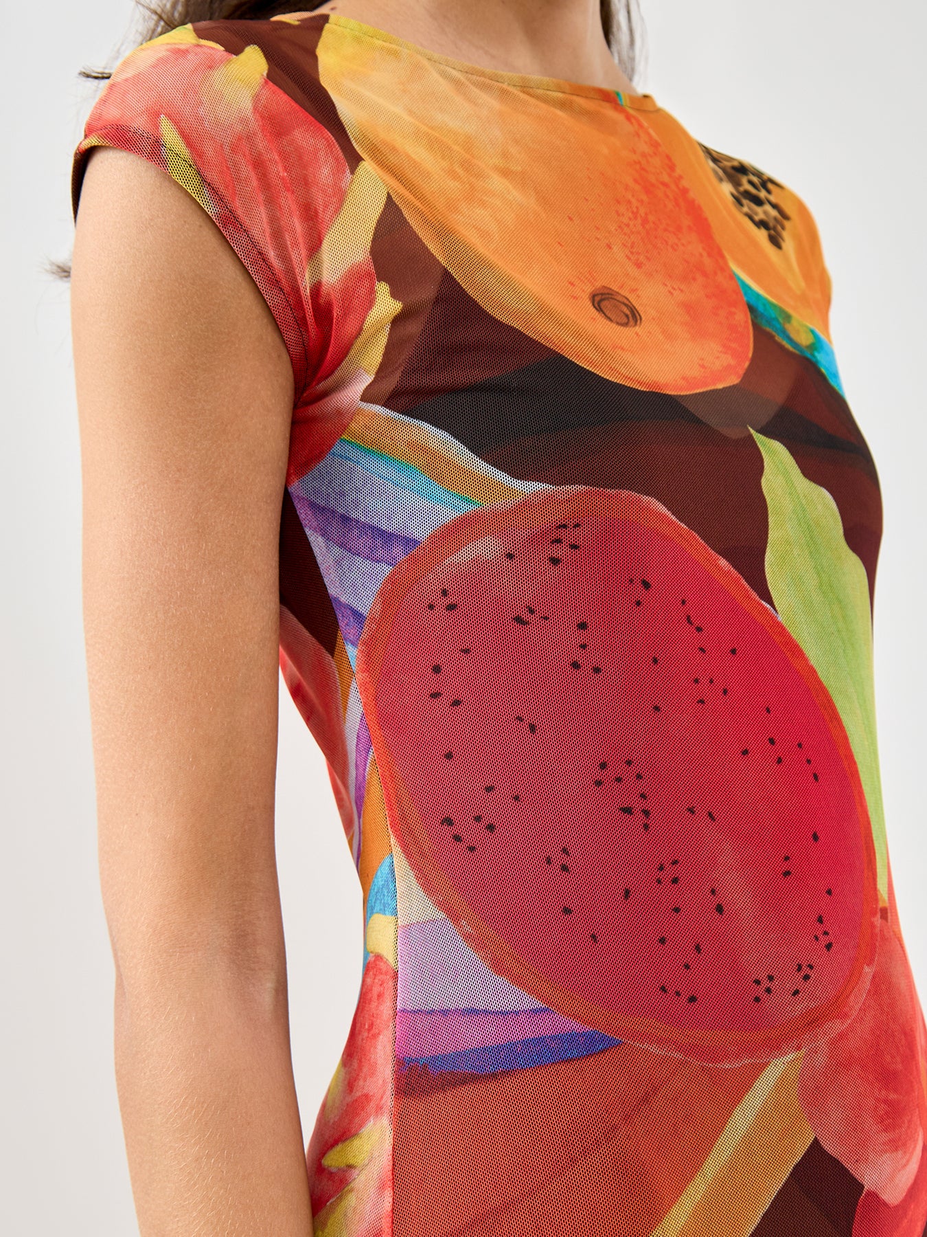 Rio Mesh Dress Multi - Image 3