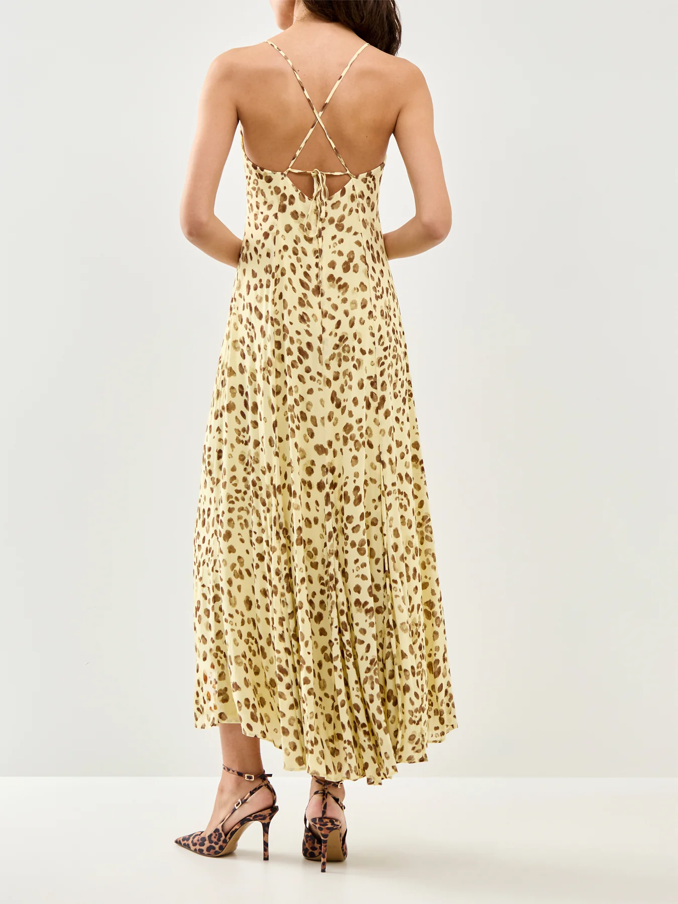 Kiki Midaxi Slip Dress Yellow - Image 5