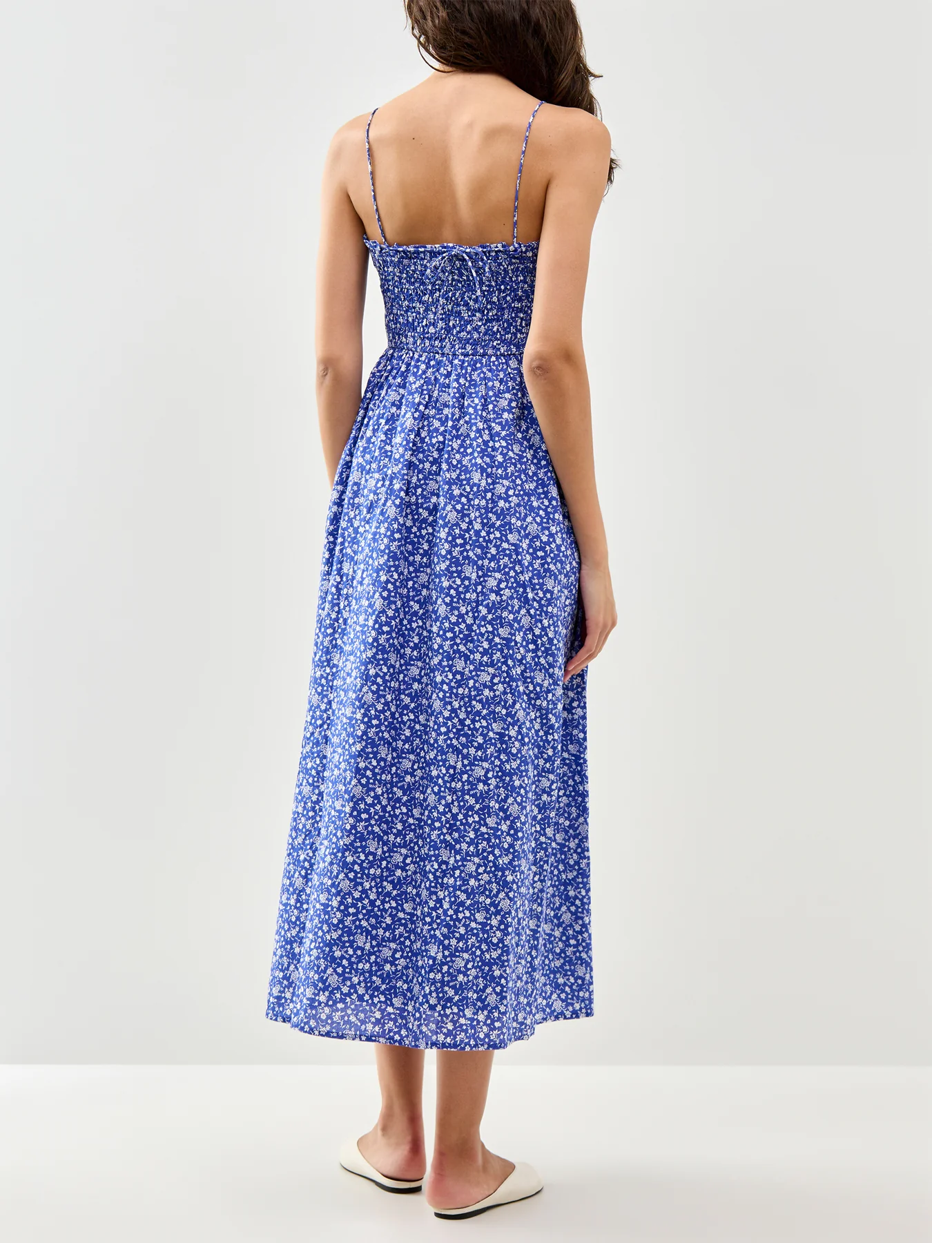 Rita Midi Dress Blue - Image 5