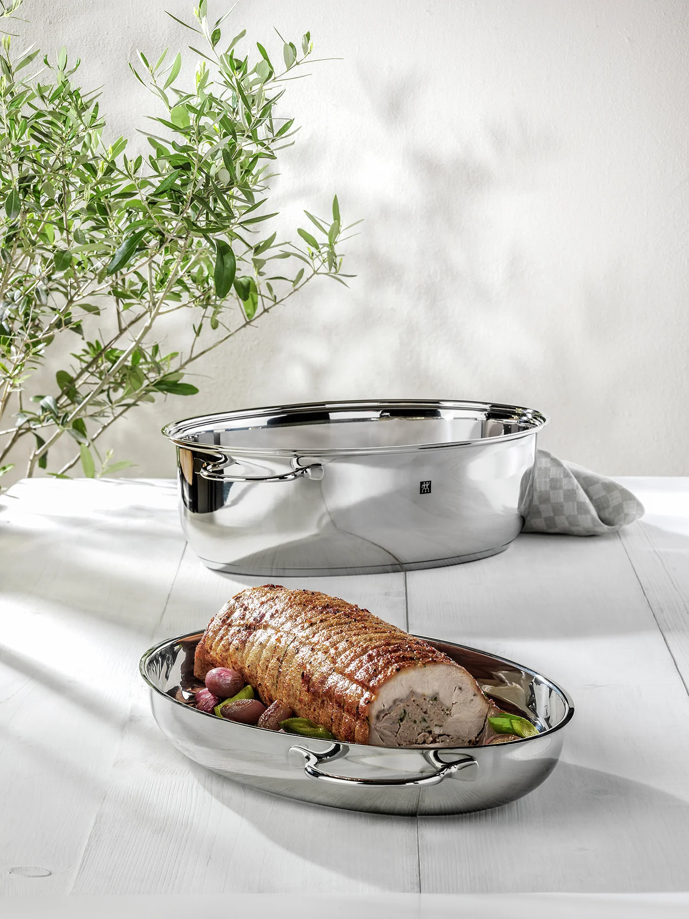 Plus Multi Roaster 38cm Silver - Image 4