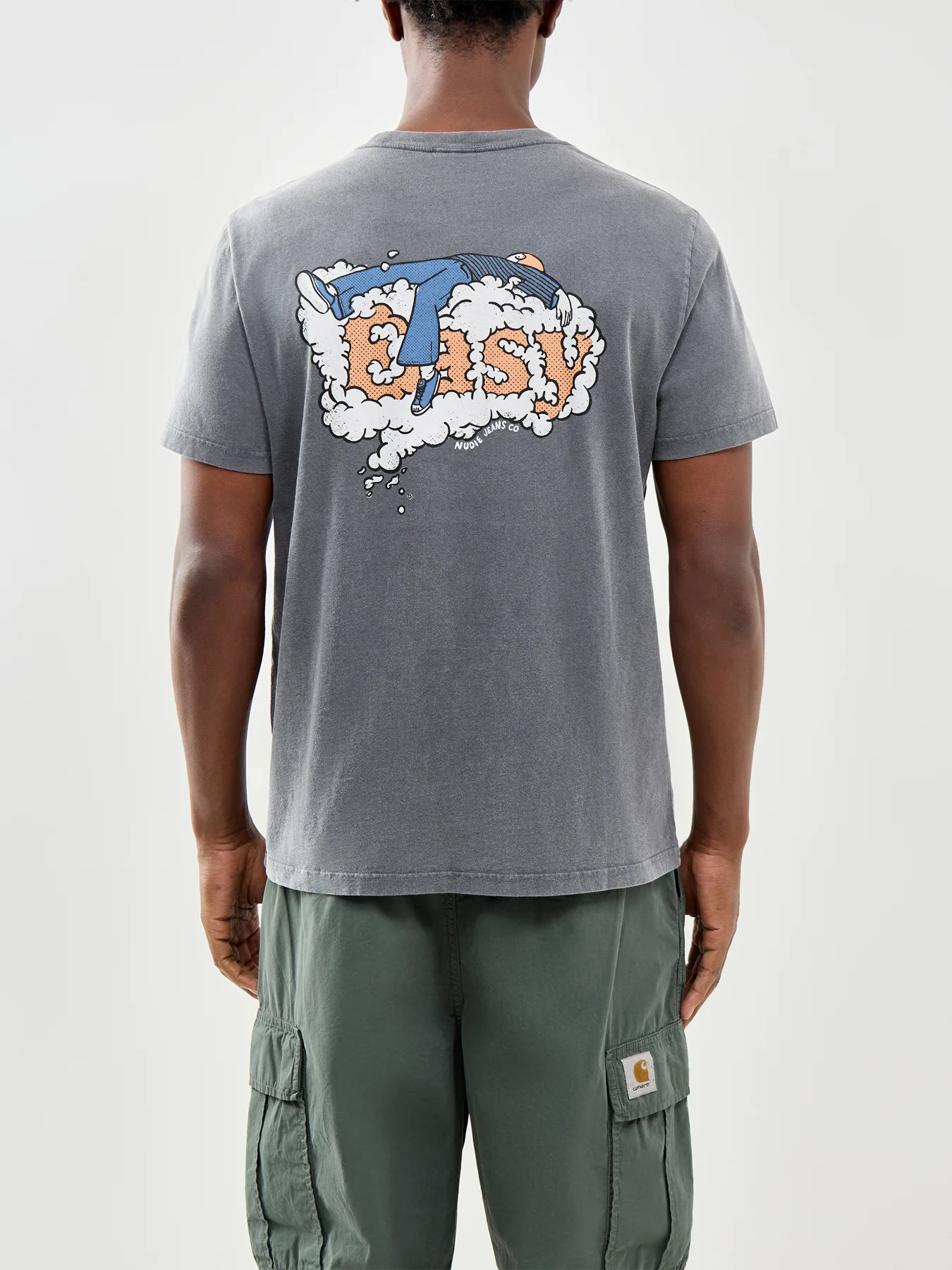 Roy T-Shirt Grey - Image 5