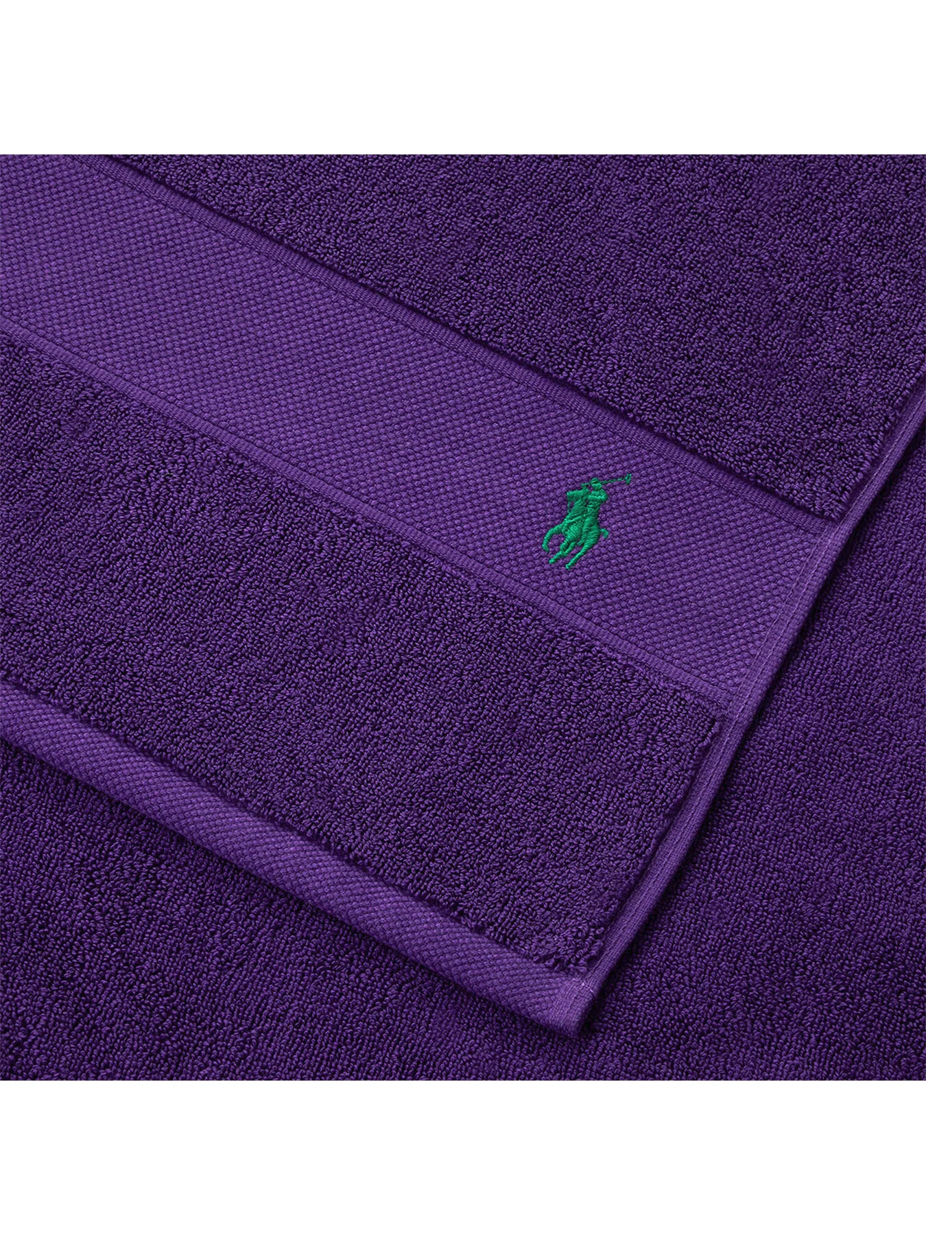 Polo Player Guest Towel Purple - Image 3