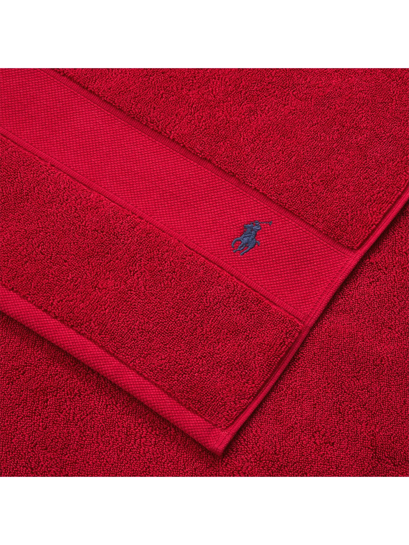 Polo Player Guest Towel Red - Image 3
