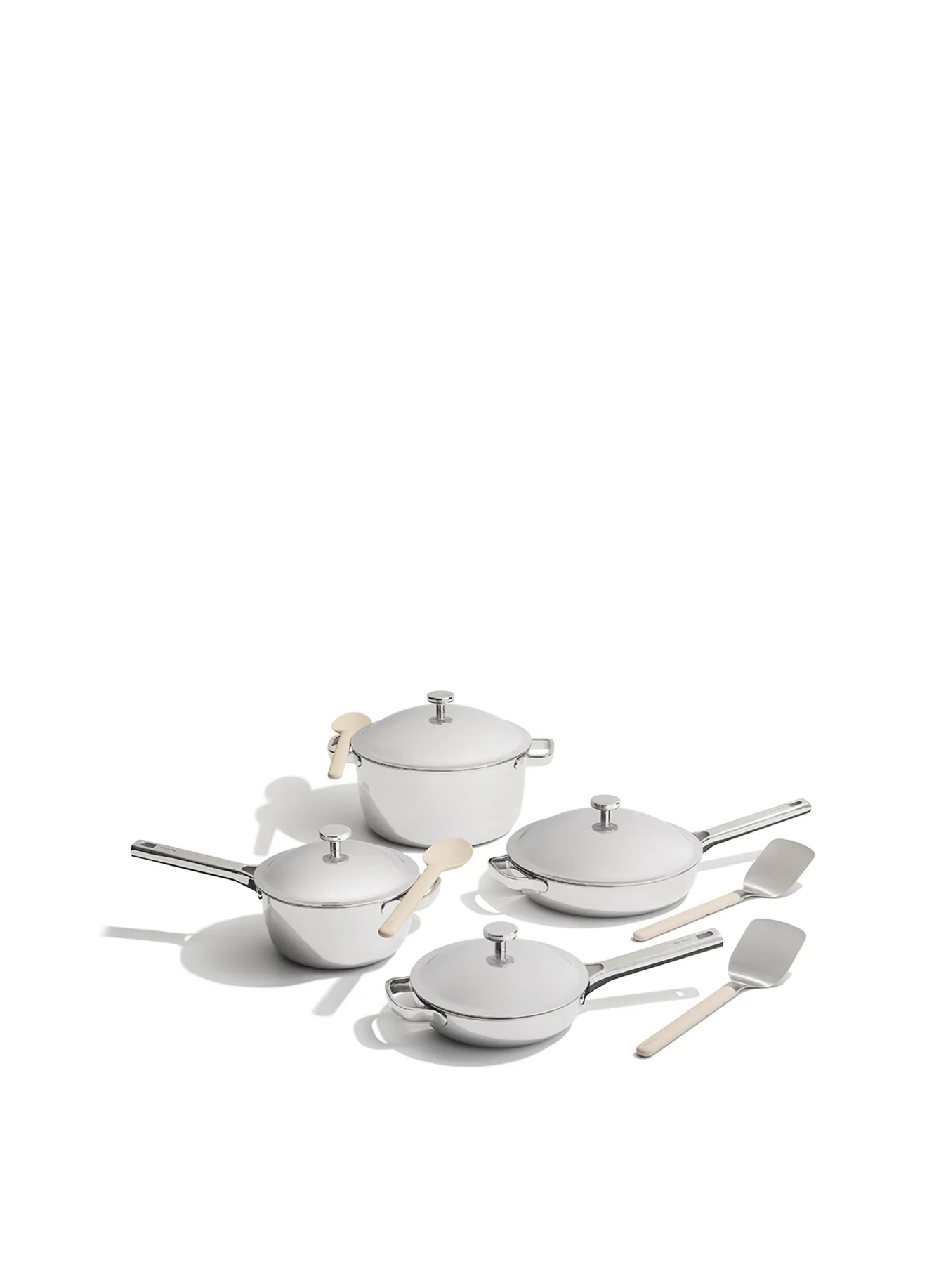 Titanium Pro Cookware Set Chrome