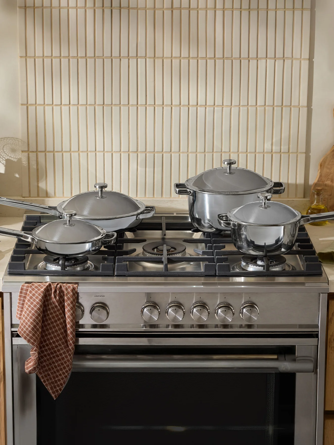 Titanium Pro Cookware Set Chrome - Image 2