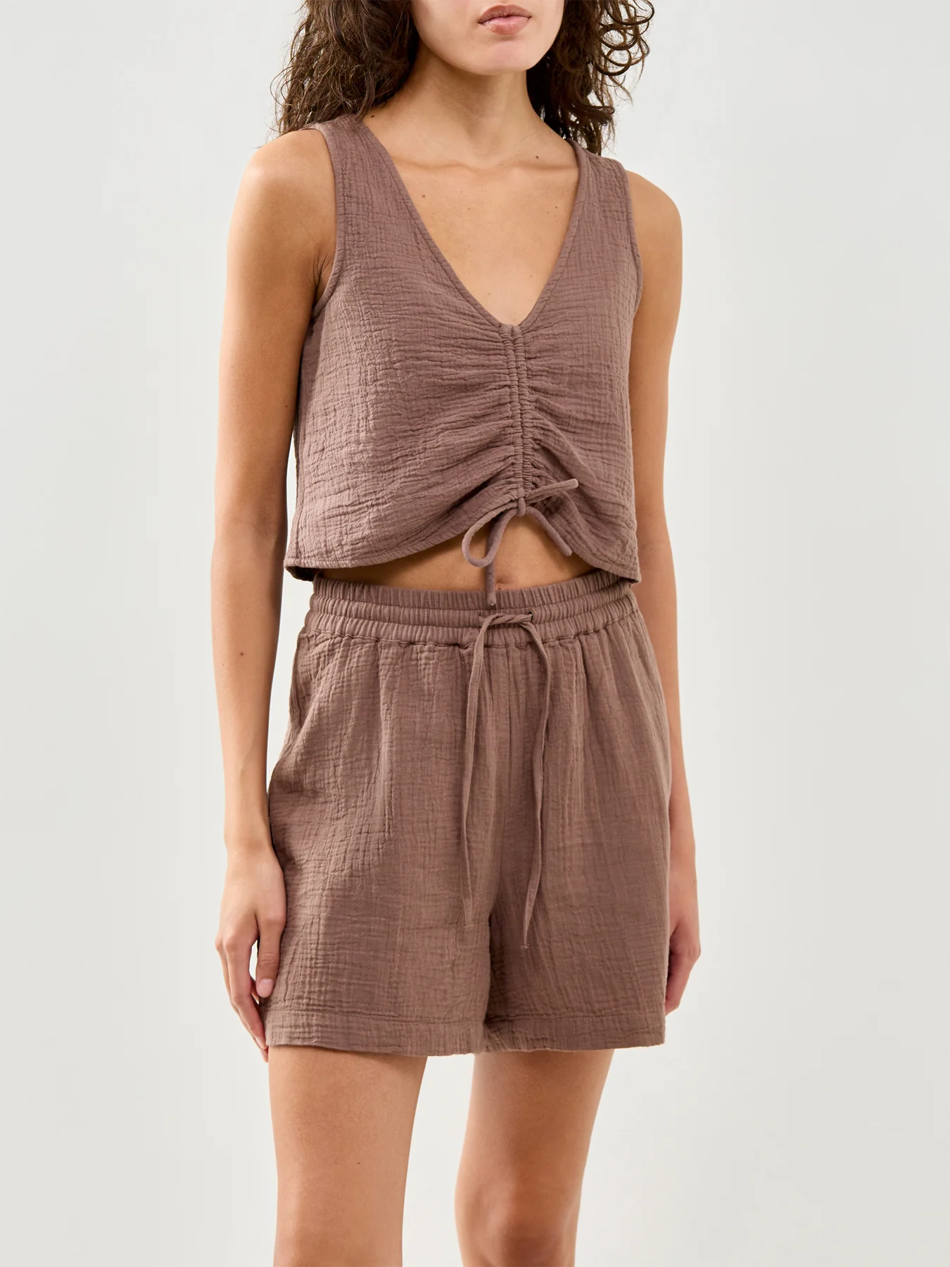 Sastina Cropped Top Coffee Quartz - Image 4