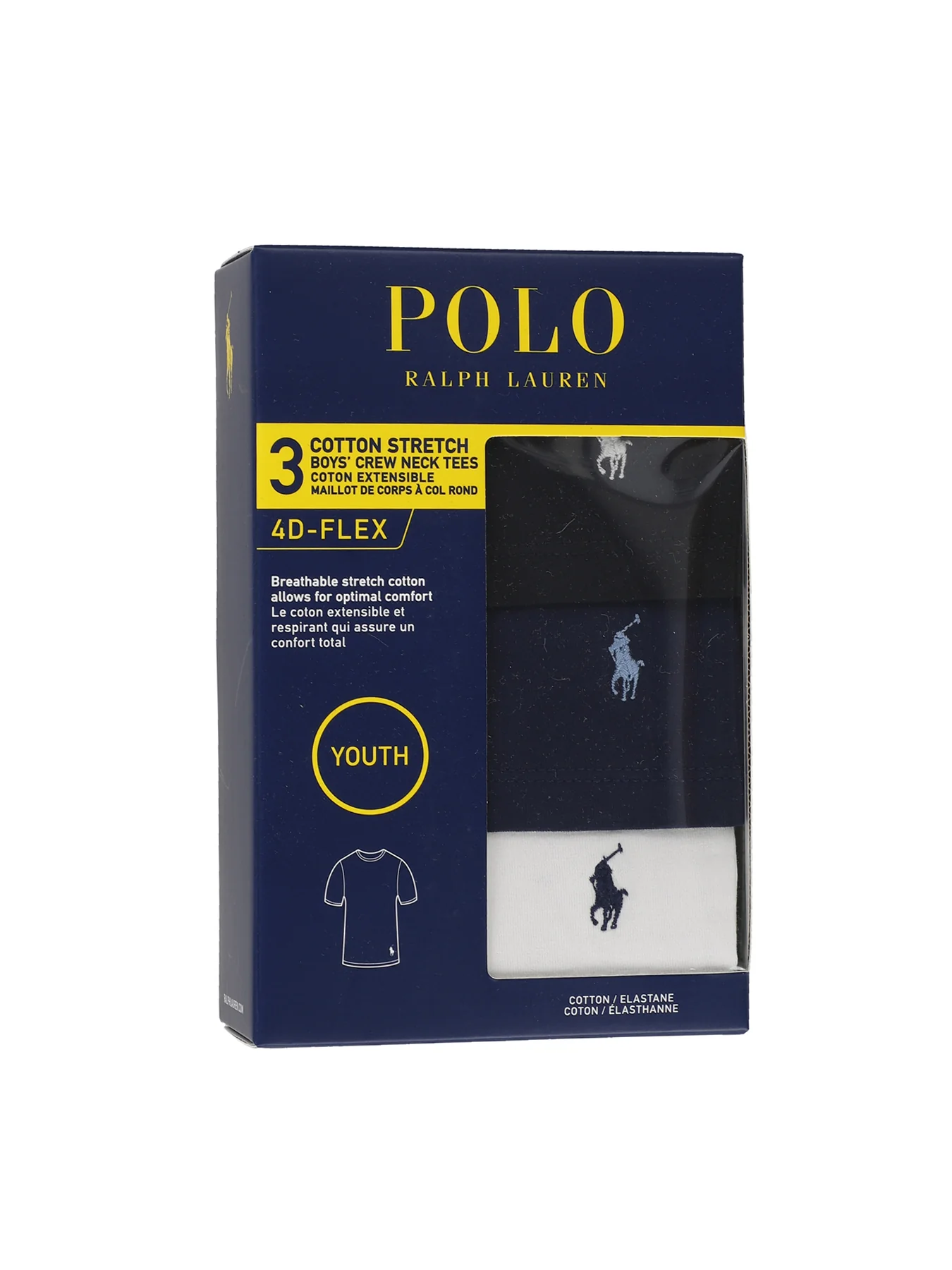 Kids' 3-Pack Cotton Crew Undershirts - Image 11