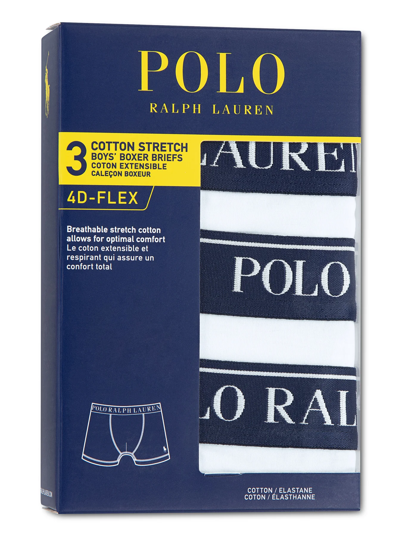 Kids' Cotton Stretch 3 Pack Boxers - Image 6