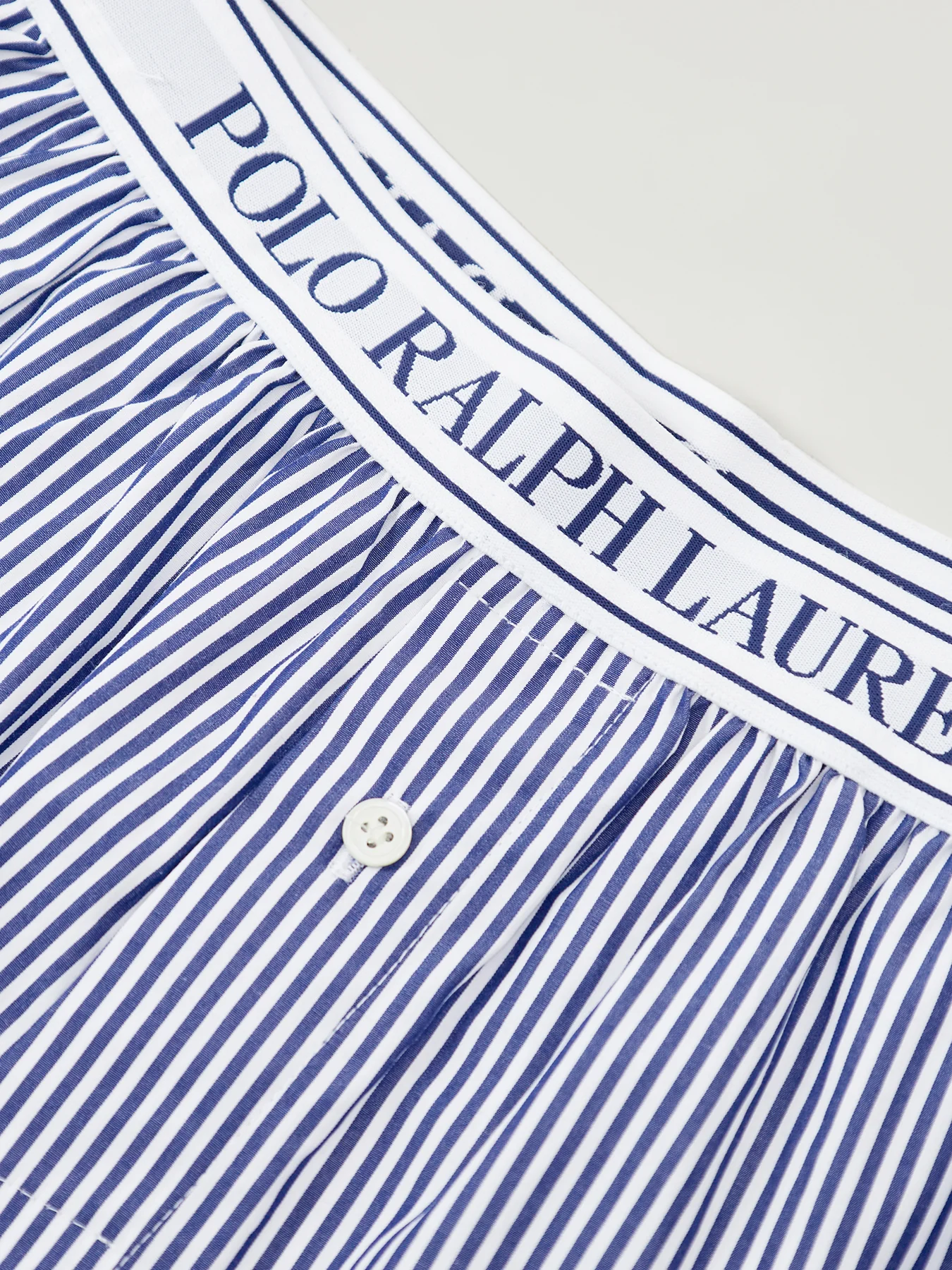 Shirting Stripes Sleep Boxer Blue - Image 4