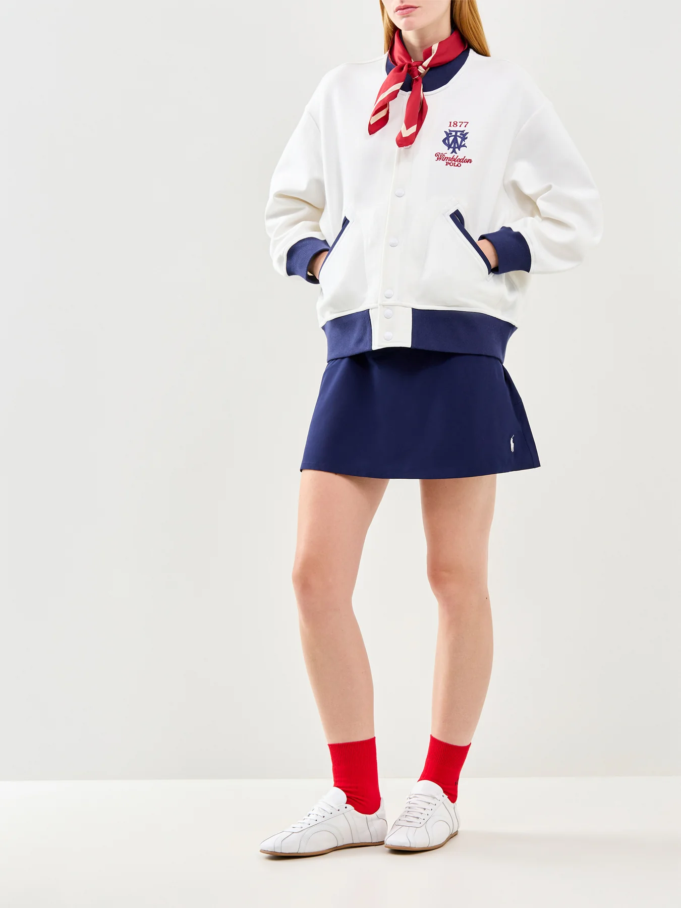 Wimbledon Ball Girl Skort Navy - Image 2