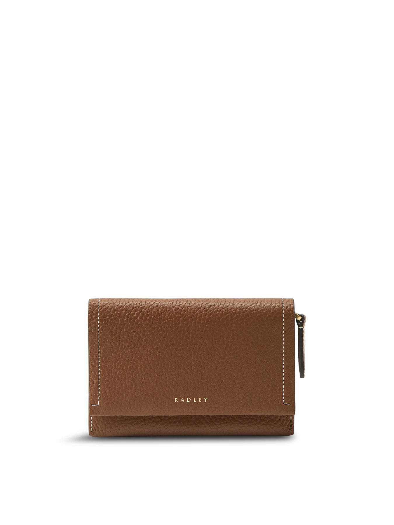 Oak Street Medium Flapover Purse Saddle