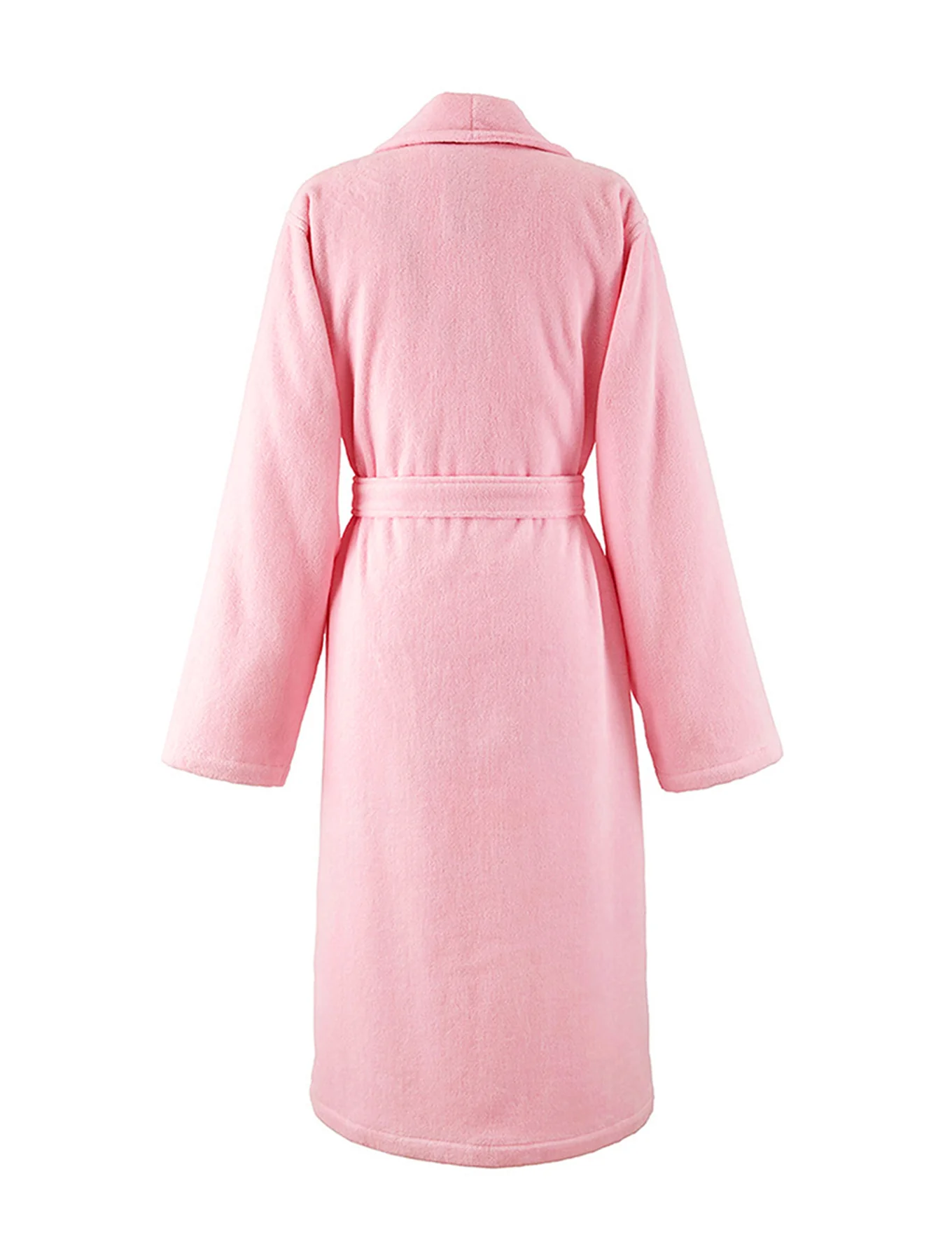 Denim Bear Bathrobe Pink - Image 2