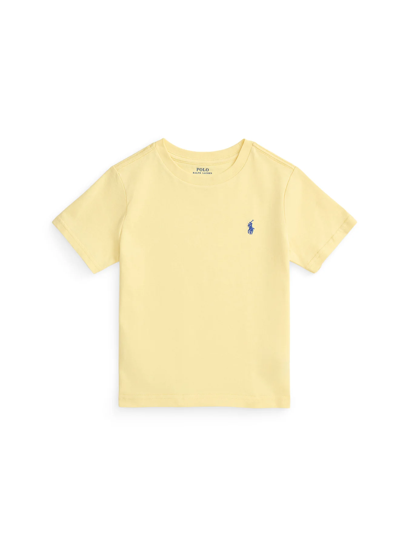 Kids’ Classic Crew Neck Cotton T-Shirt Blue - Image 15