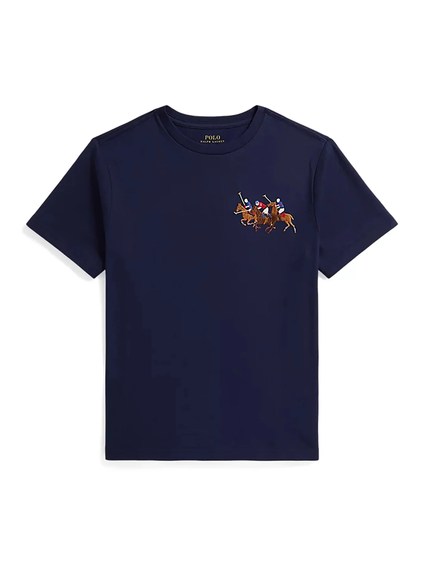 Kids’ Newport Bear Cotton T-Shirt Navy