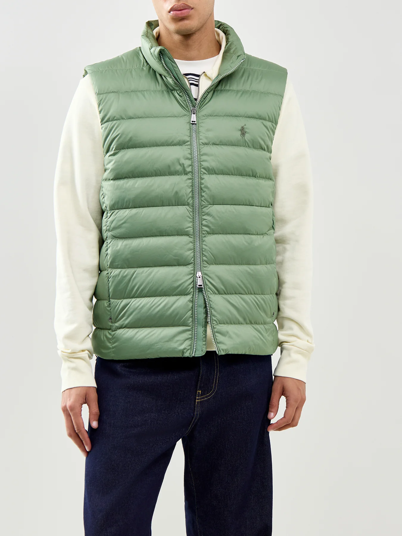 Woven Puffer Gilet Fatigue - Image 4