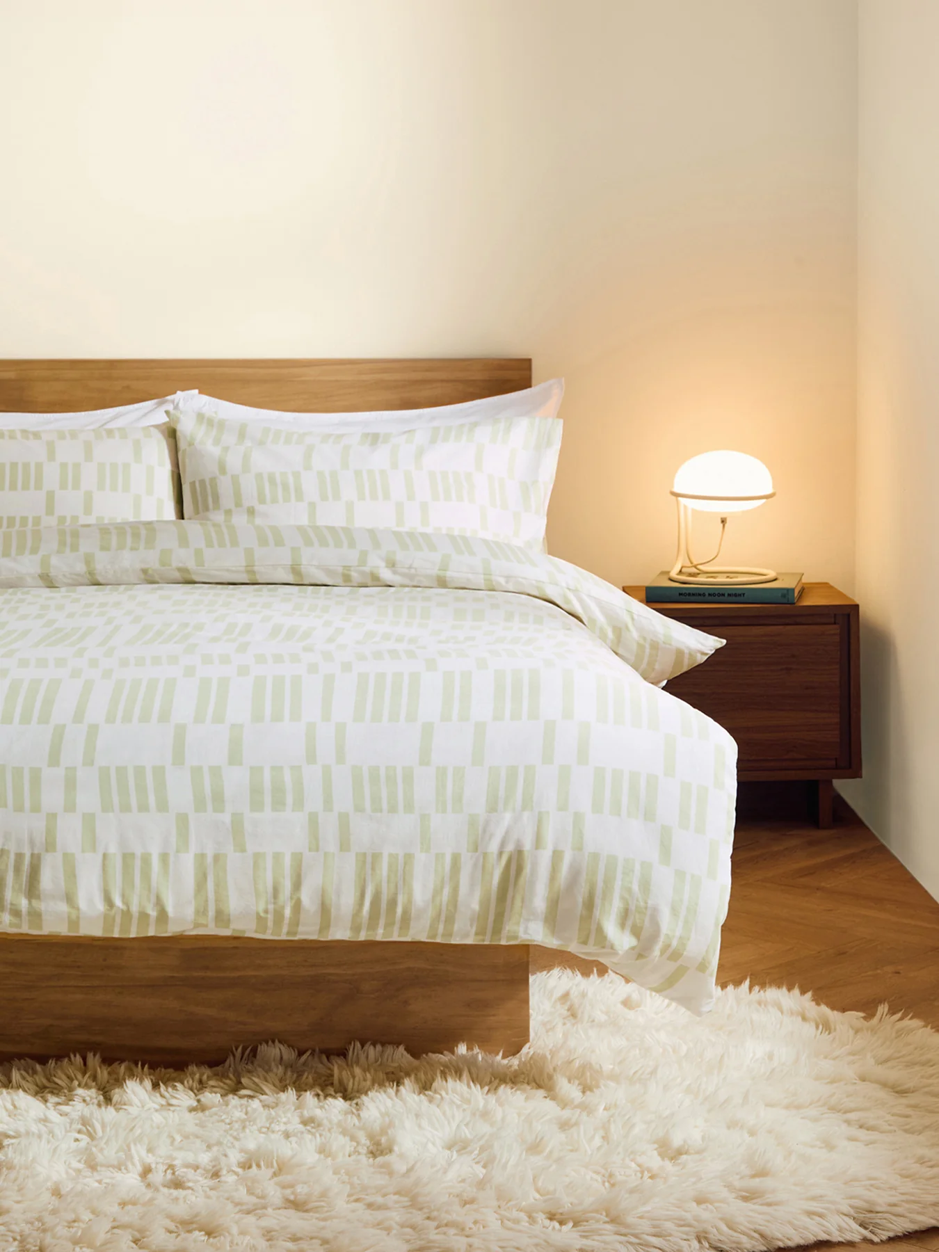 Avery Geo Duvet Set Green - Image 2
