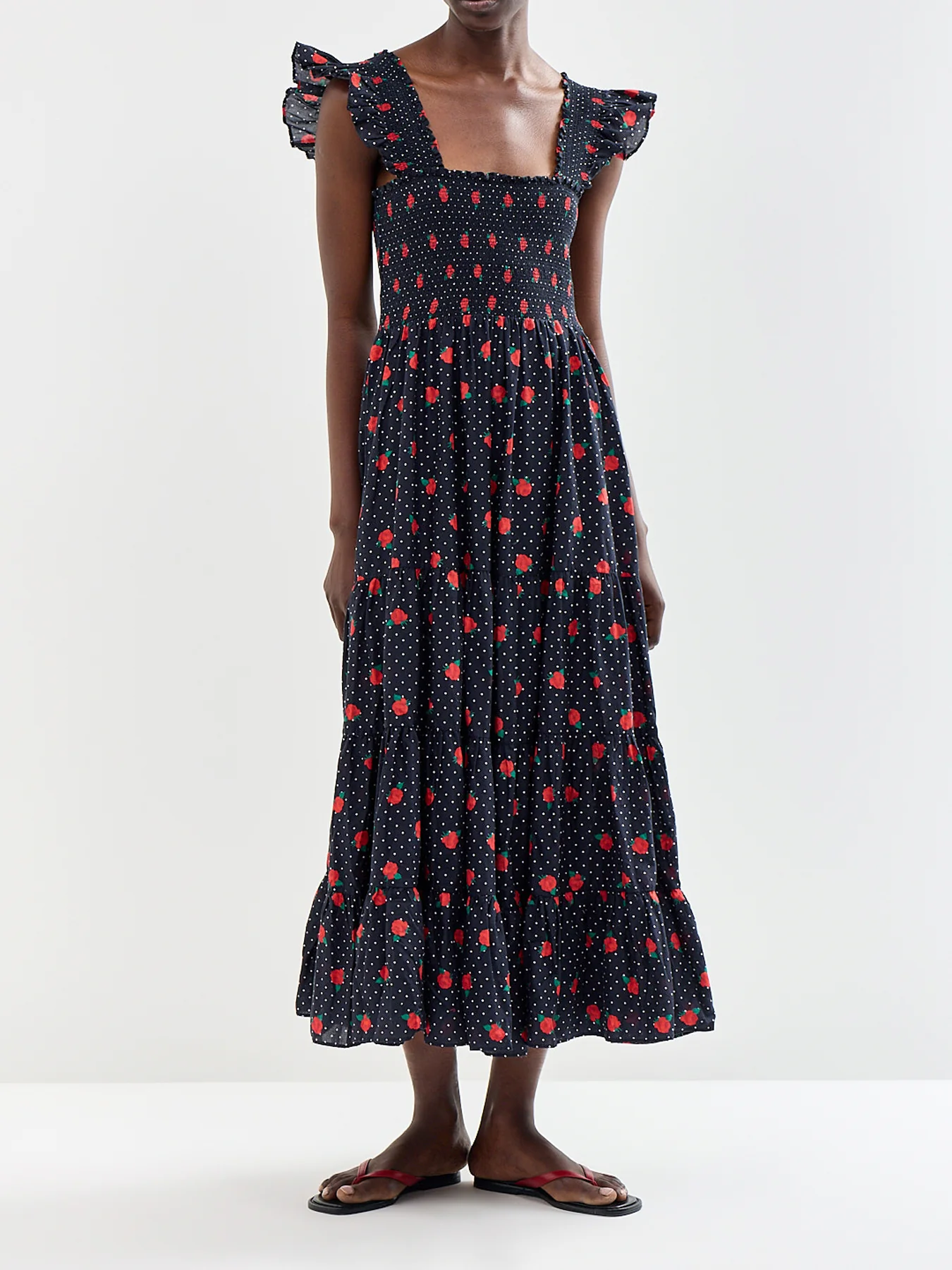 Kendall Midi Dress Black - Image 4