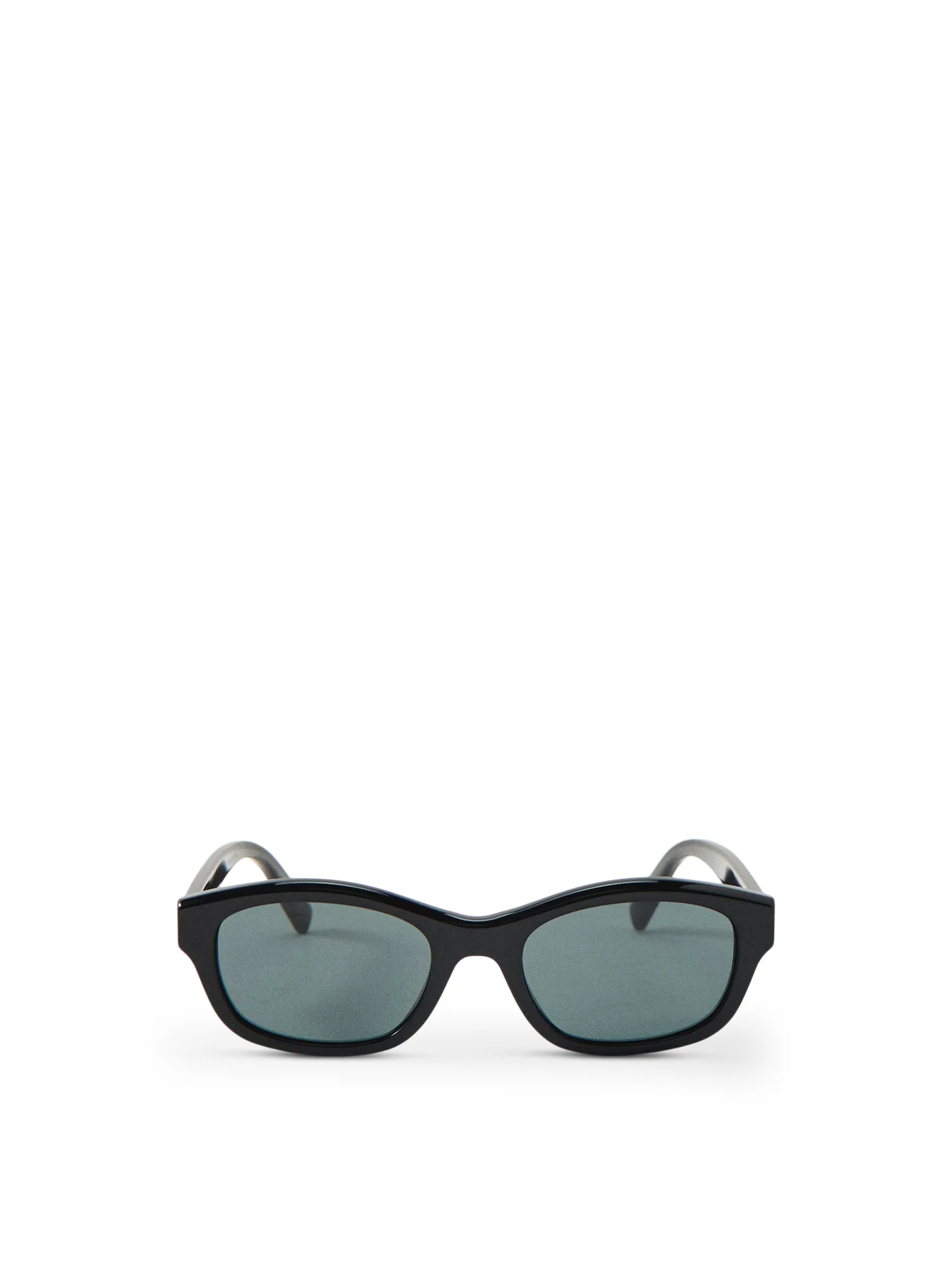 SL M172-001 Rectangle Sunglasses Black