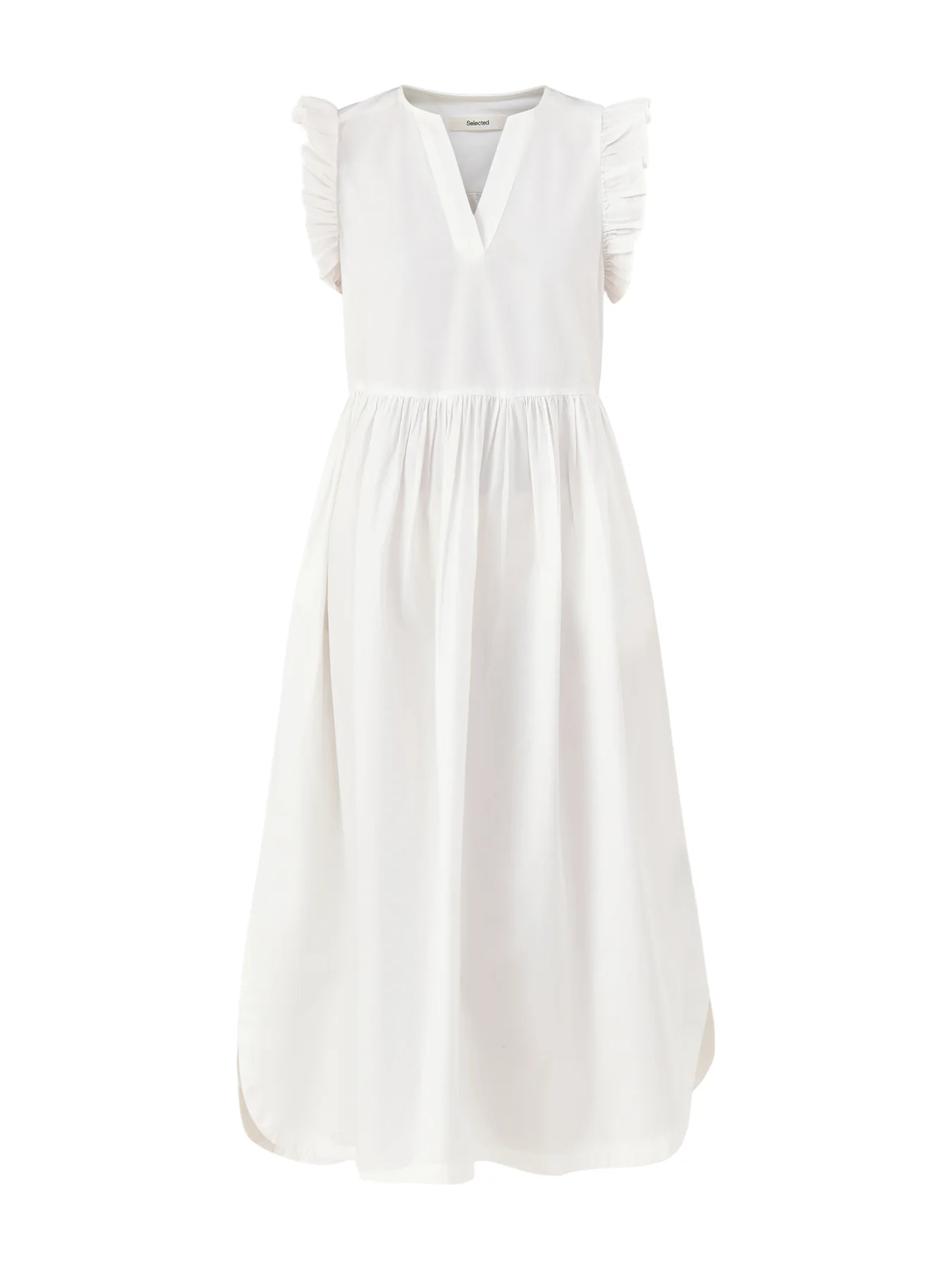 Blair Ida Maxi Smock Dress White