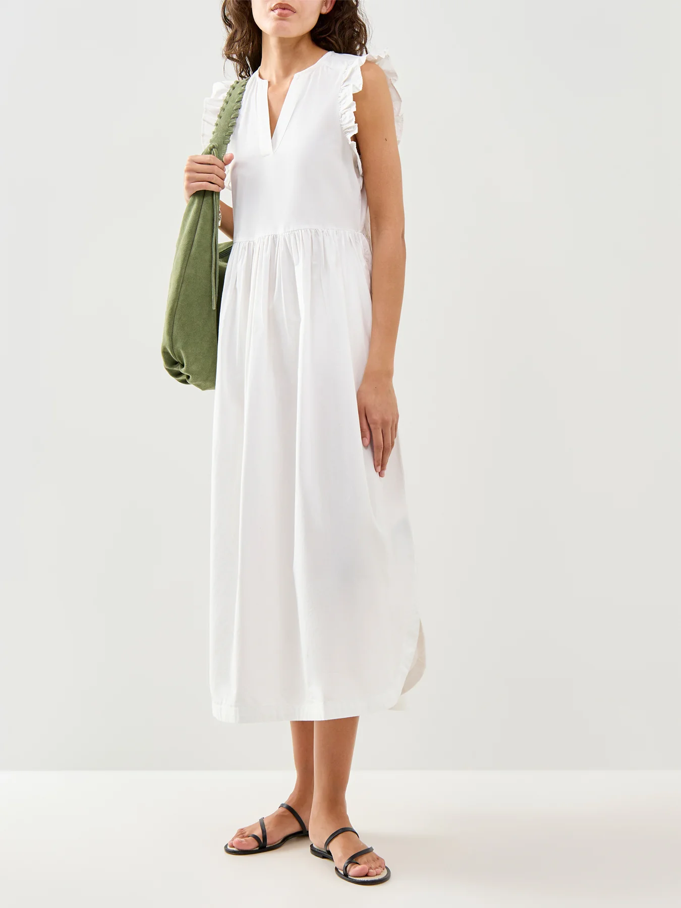 Blair Ida Maxi Smock Dress White - Image 2