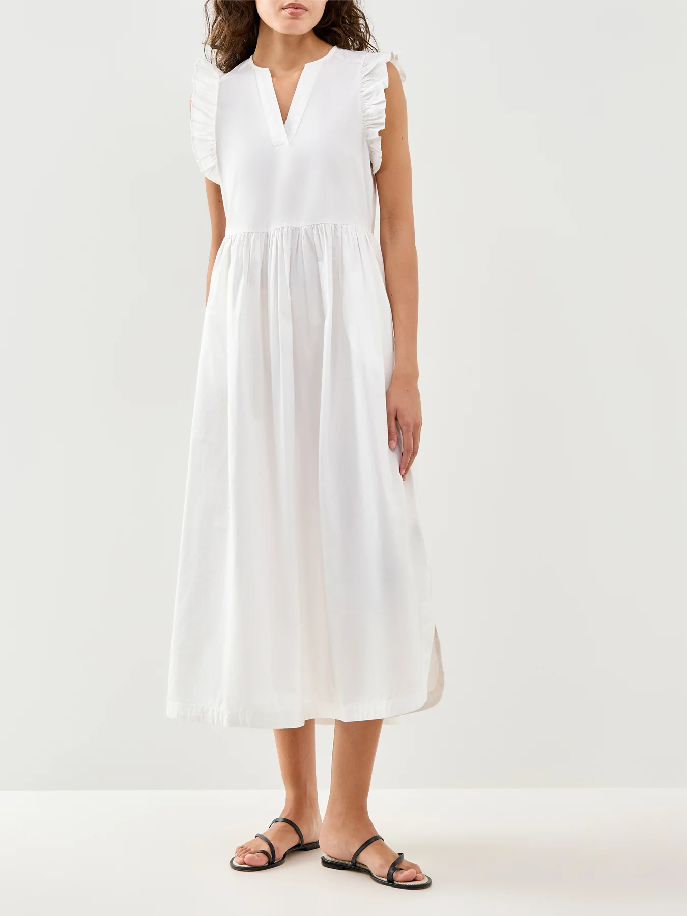 Blair Ida Maxi Smock Dress White - Image 4