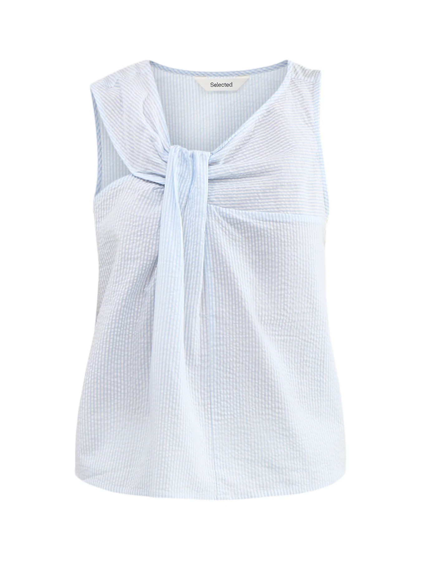Hannah Twist Top Blue