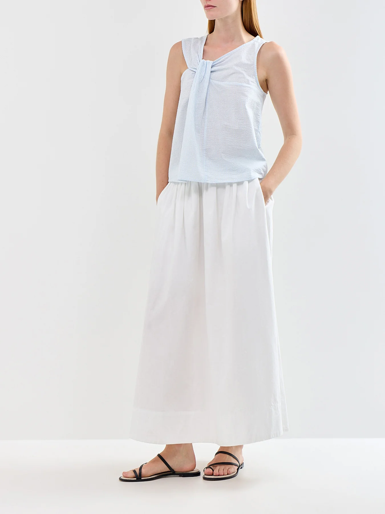 Hannah Twist Top Blue - Image 2