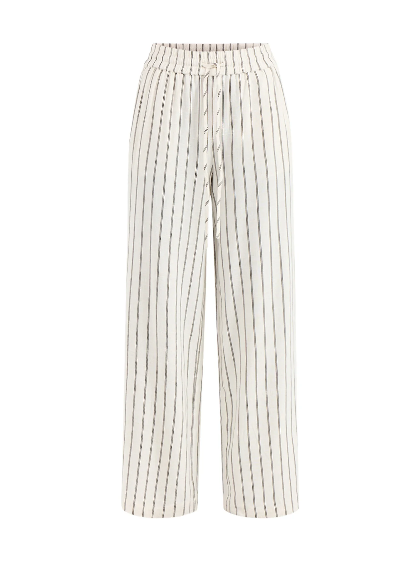 Viva Striped Trousers Beige