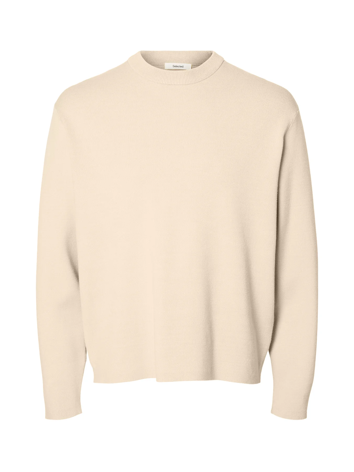 Teller Relaxed Crew Neck Sweatshirt Oatmeal