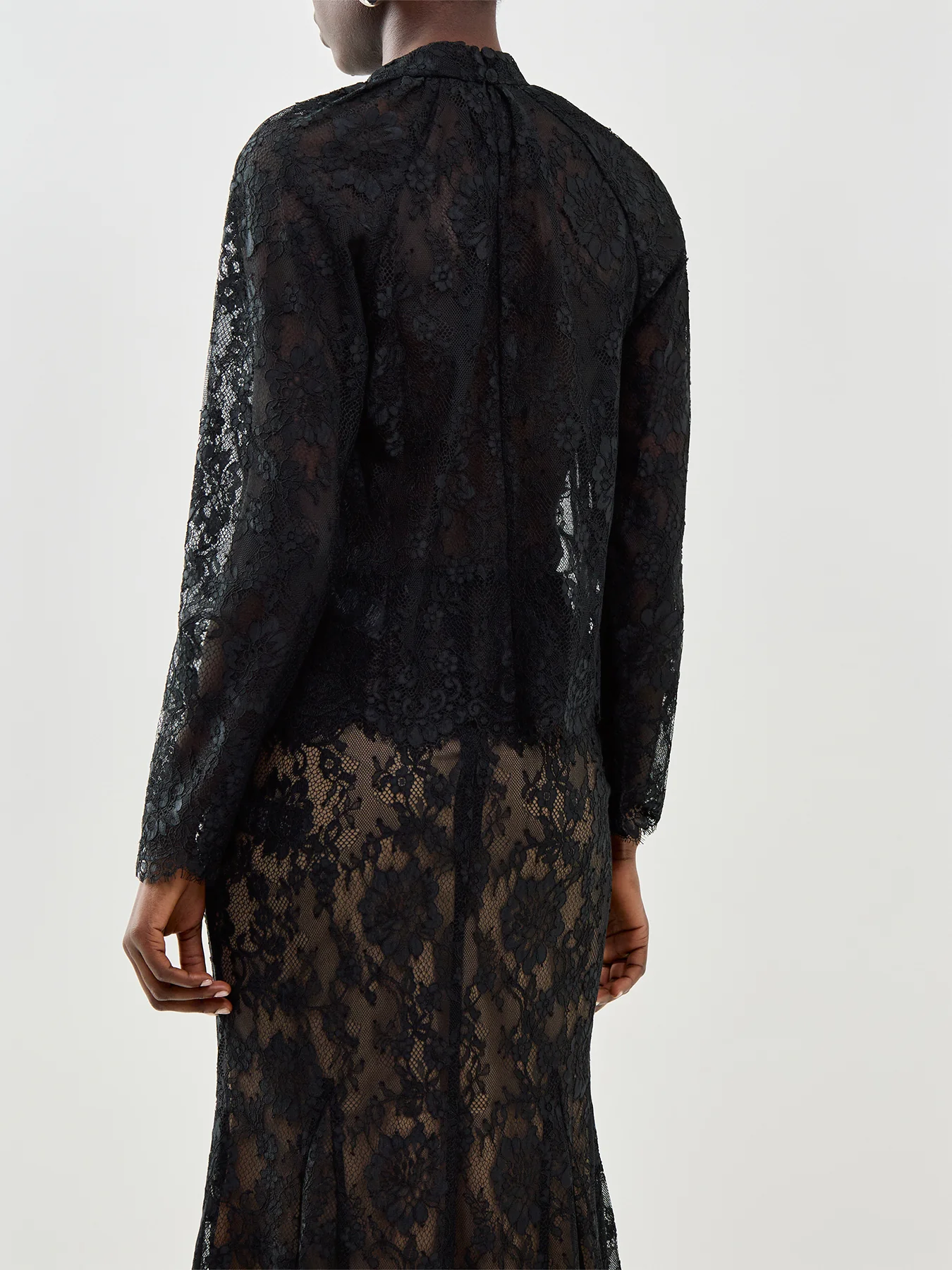 Lace Blouse Black - Image 5