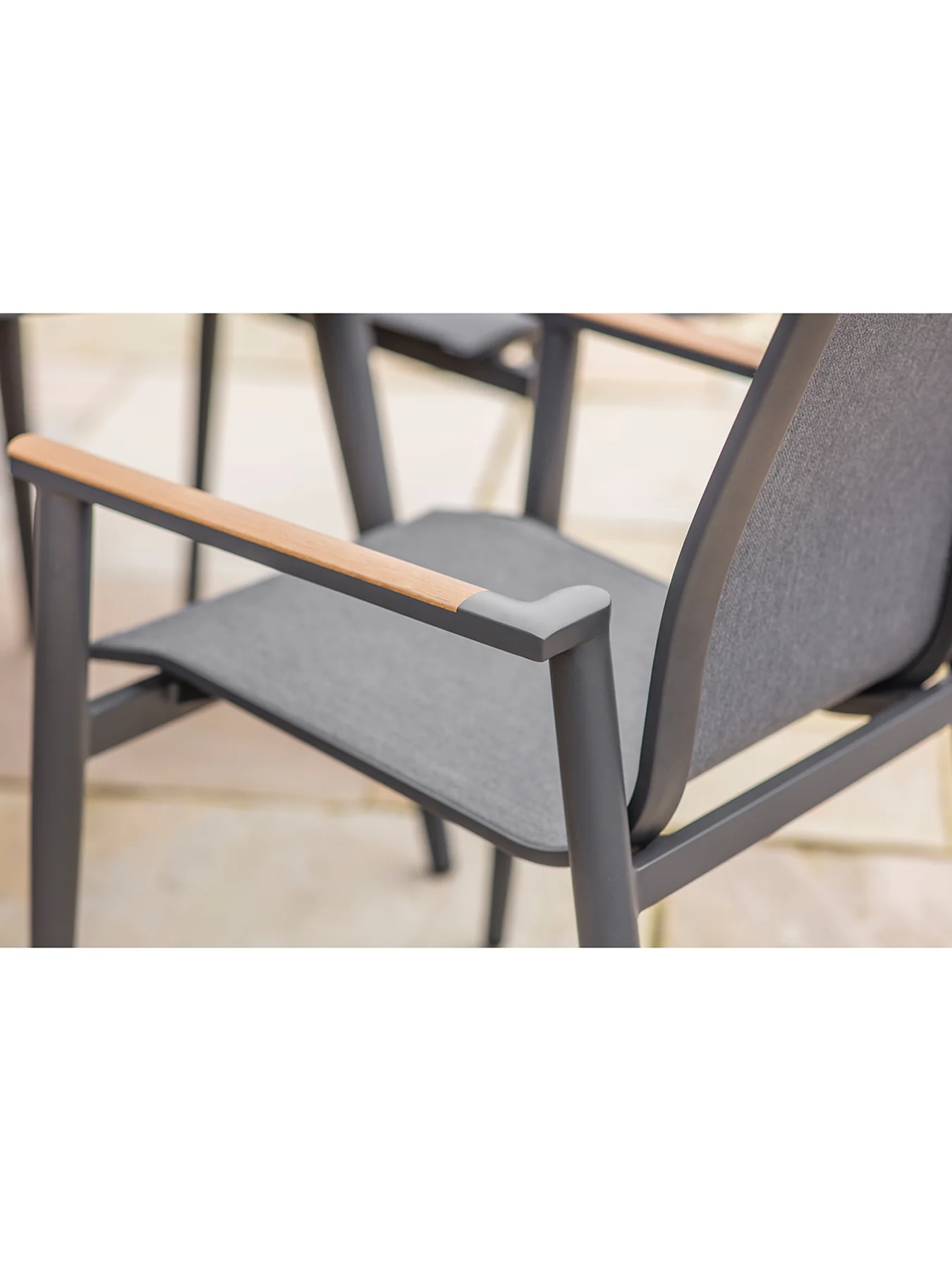 Sofia Garden Dining Set Anthracite - Image 5