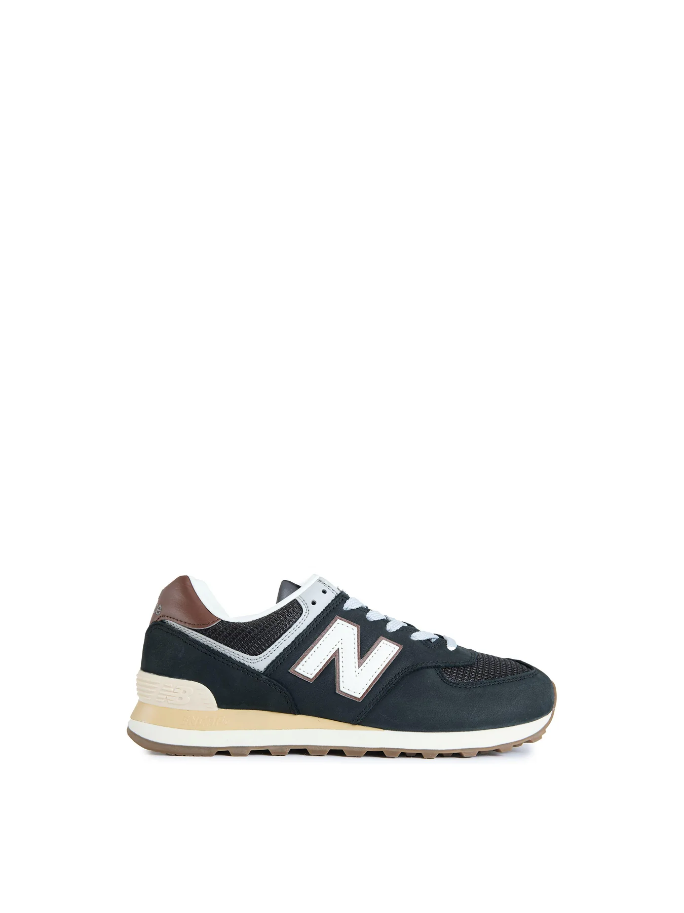 574 Suede Trainers Black