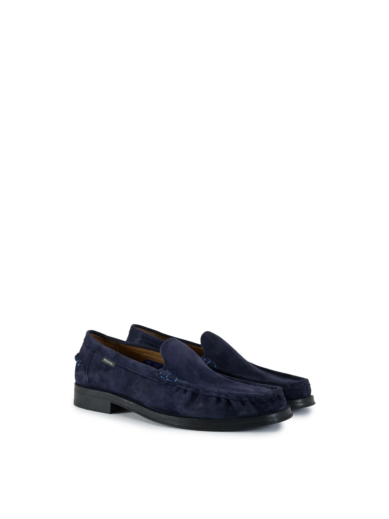 Breton Suede Loafers Blue - Image 2